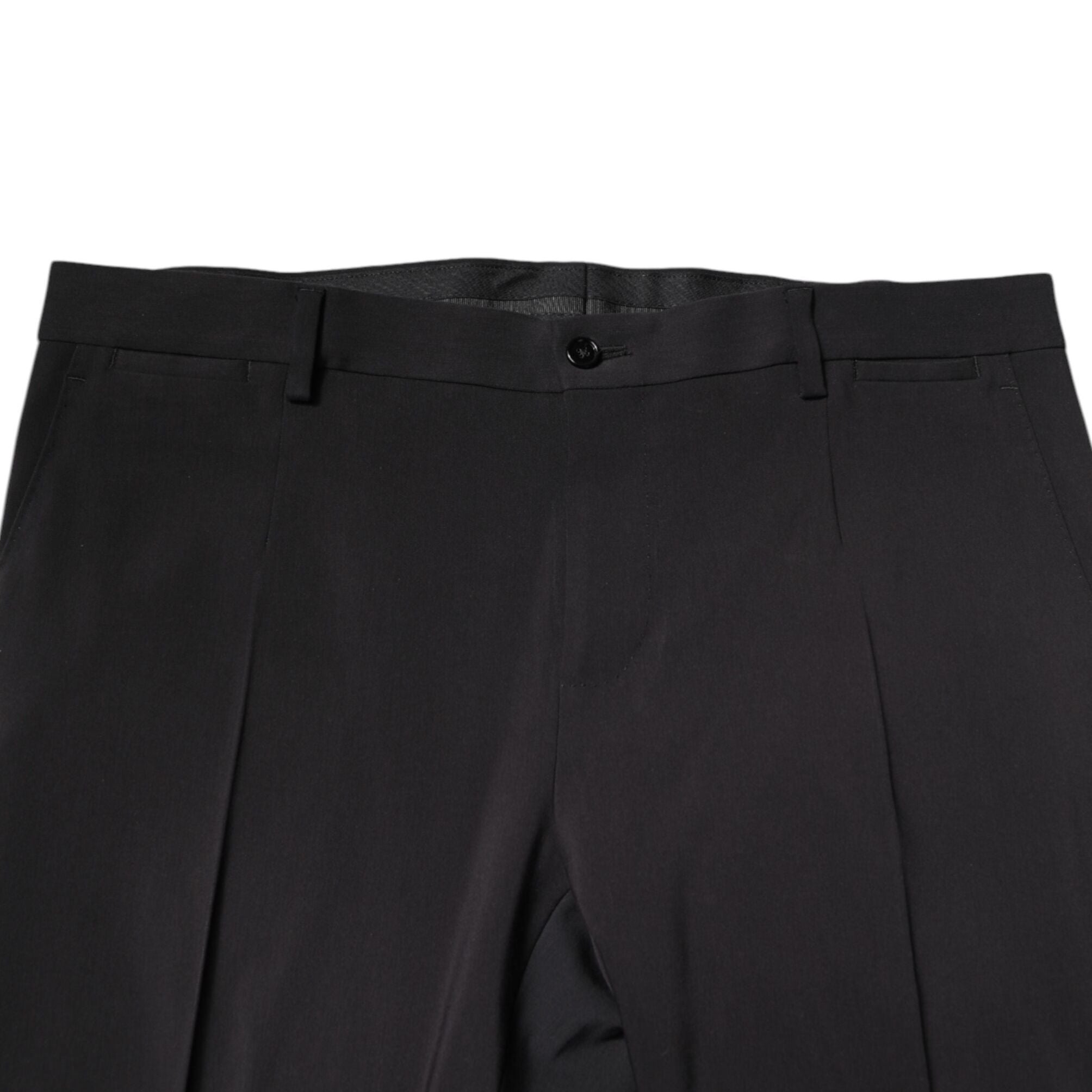 Dolce & Gabbana Black Wool Single Breasted 2 Piece Suit