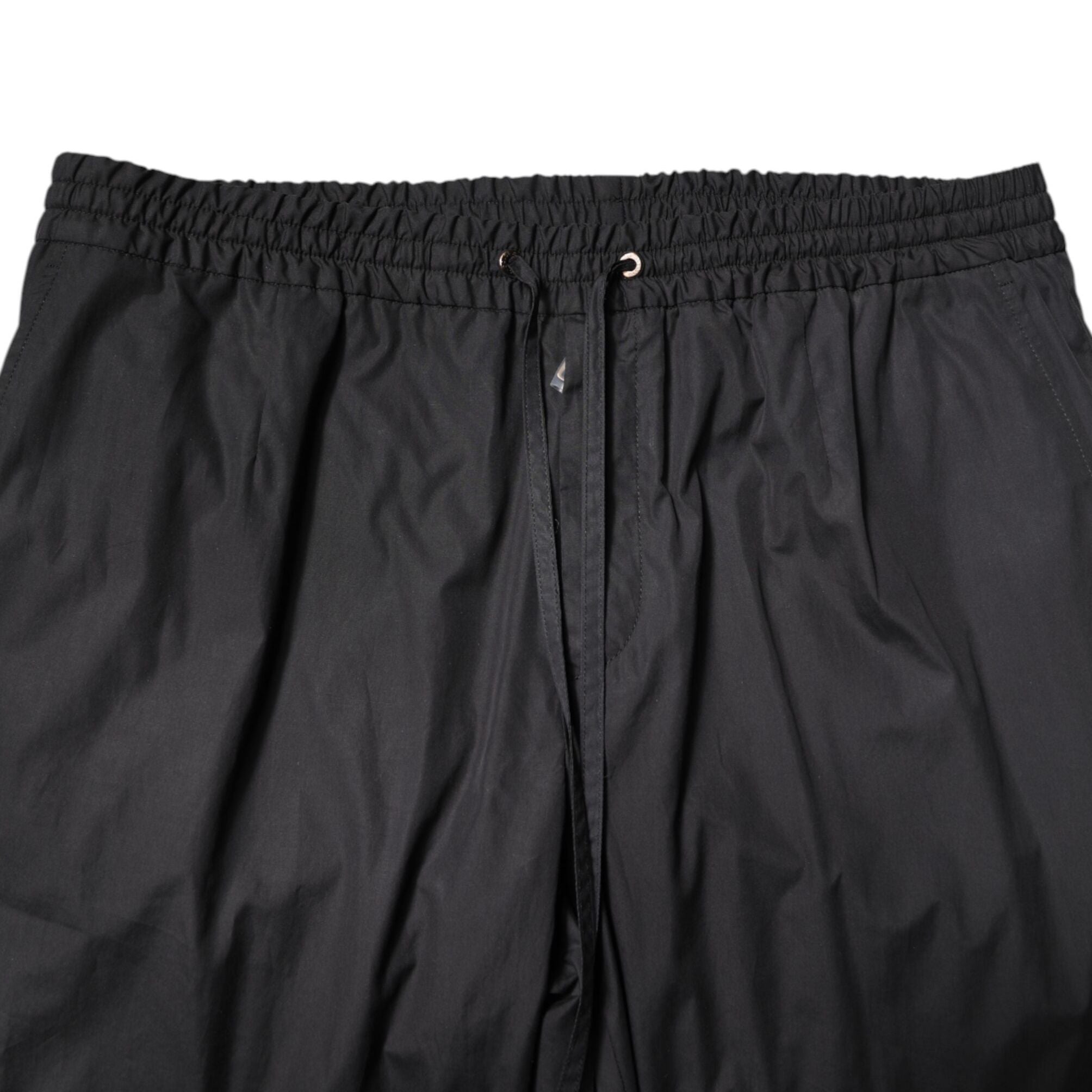 Dolce & Gabbana Black Cotton Single Breasted 2 Piece Suit