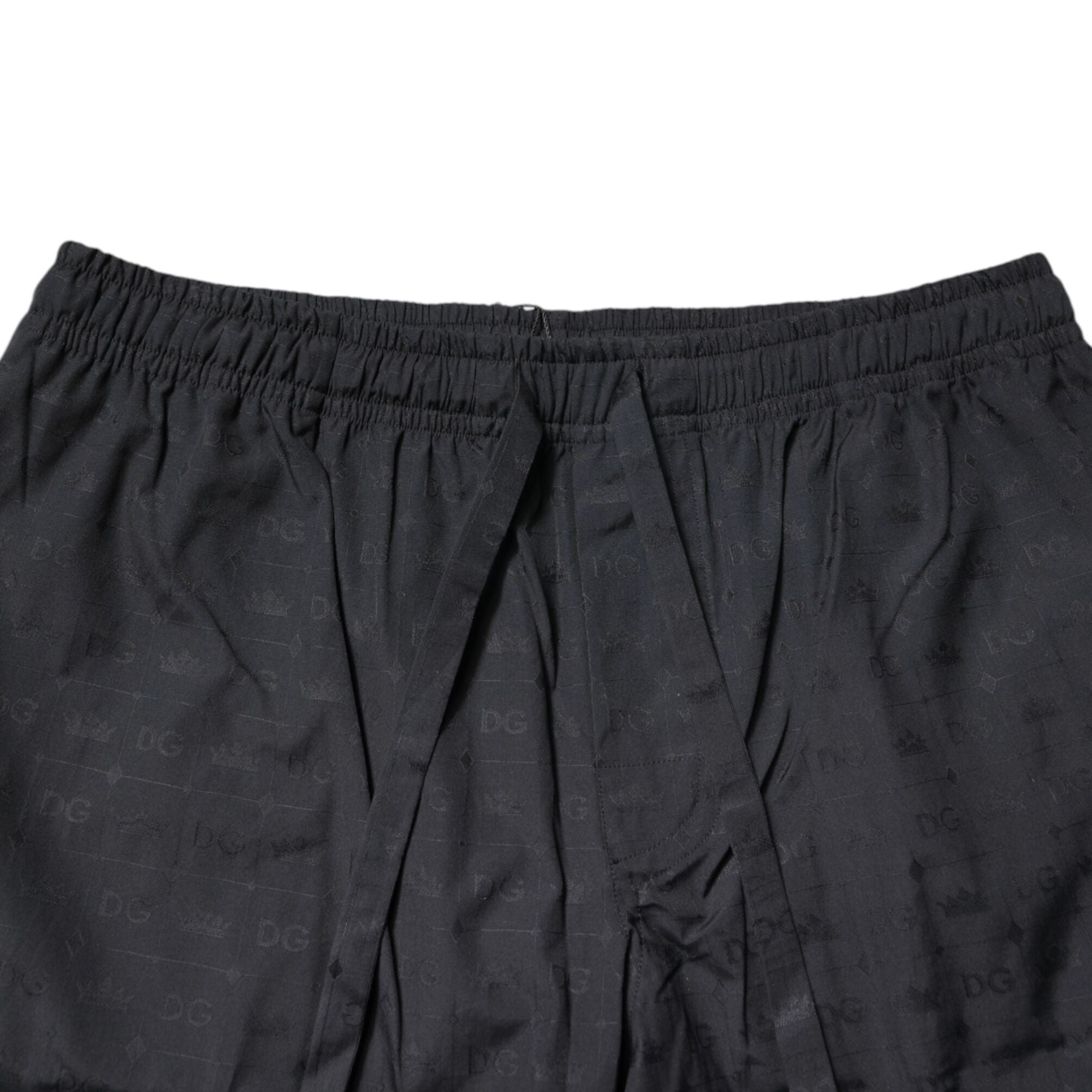 Dolce & Gabbana Black Cotton Men Pajama Set Sleepwear