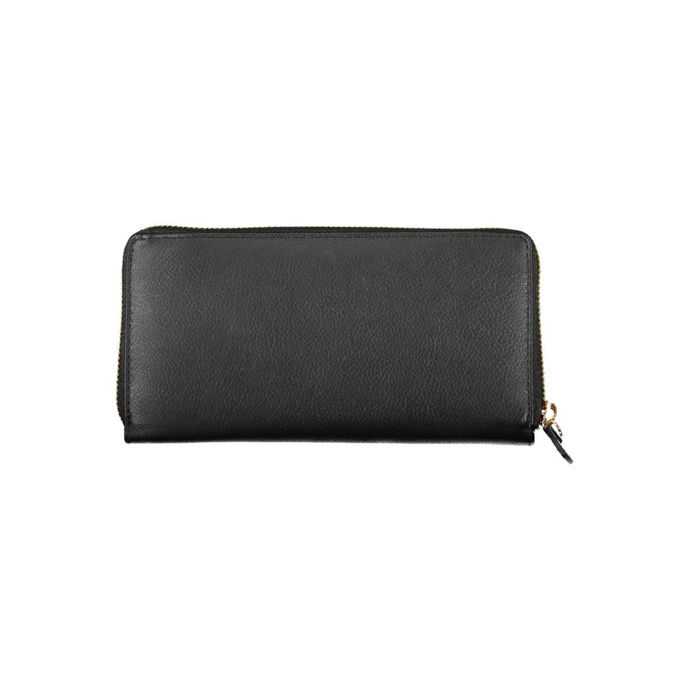 Mario Valentino Black Polyurethane Women Wallet