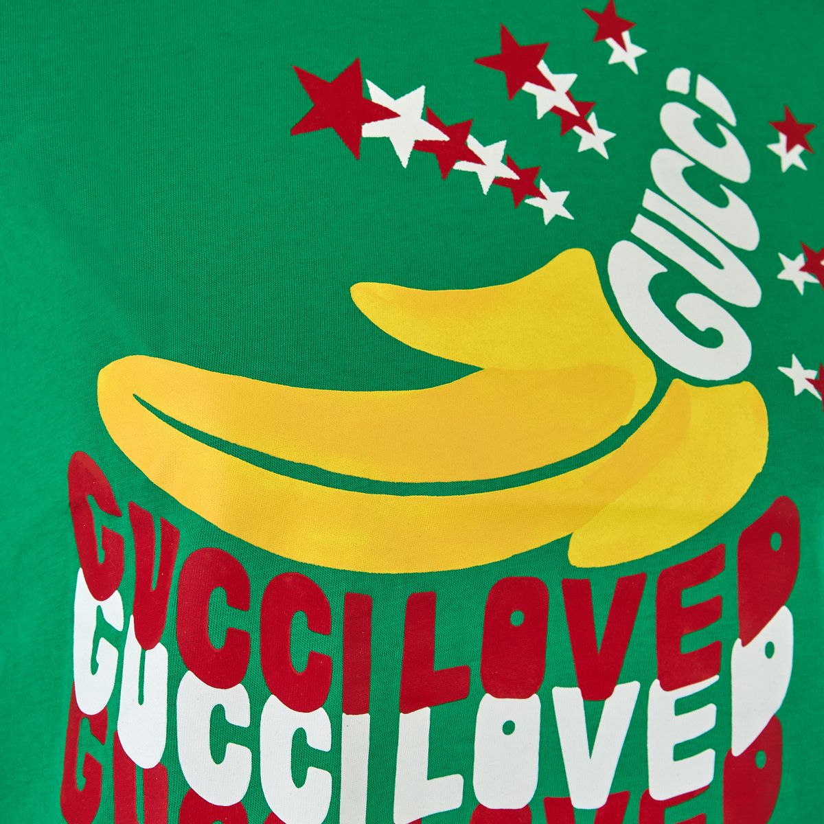 Gucci Green Cotton Logo T-Shirt