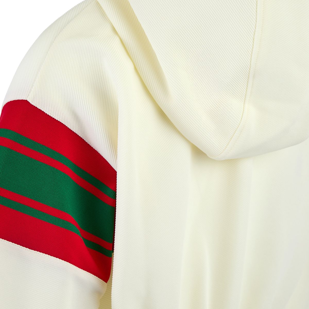 Gucci Cream Polyester Hooded Logo Sweatsuit