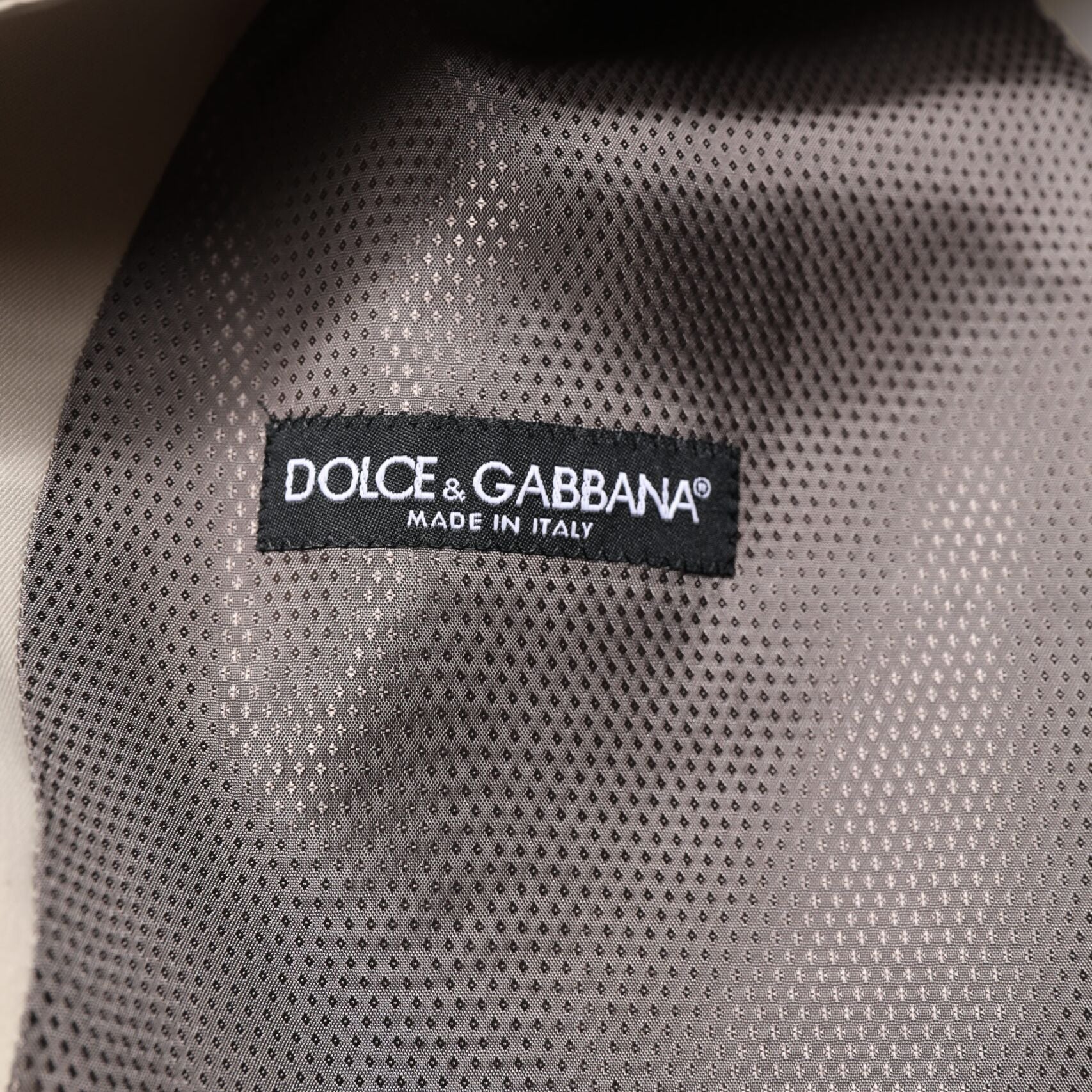 Dolce & Gabbana Beige Gray Dress Men Formal Waistcoat Vest