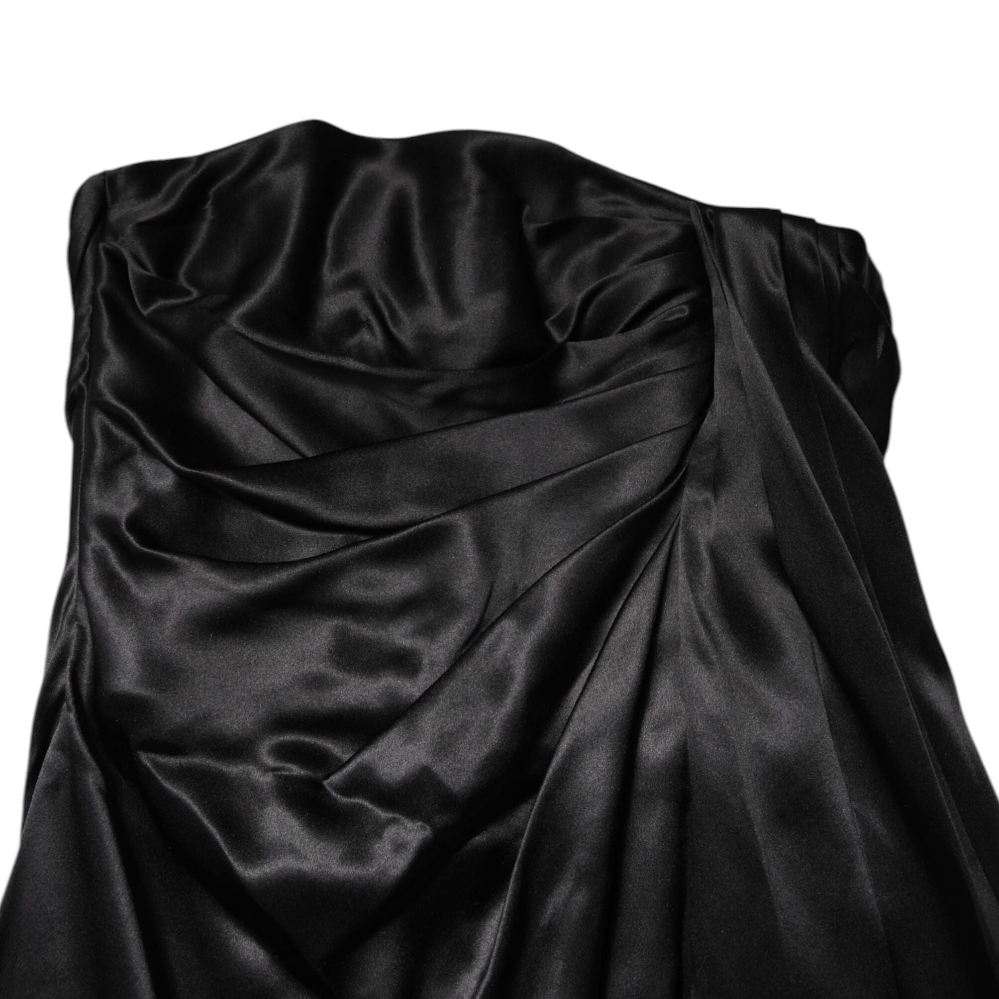 Dolce & Gabbana Black Strapless Sheath A-line Mini Dress