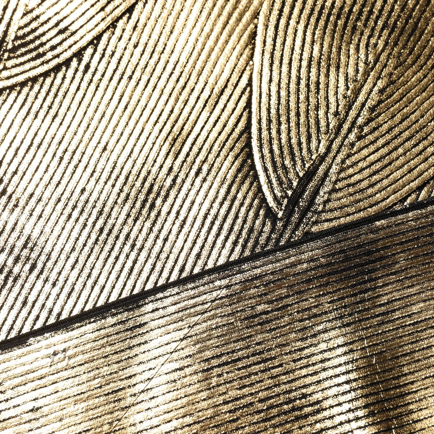 Dolce & Gabbana Gold Round Neck Long Sleeve Pullover Top