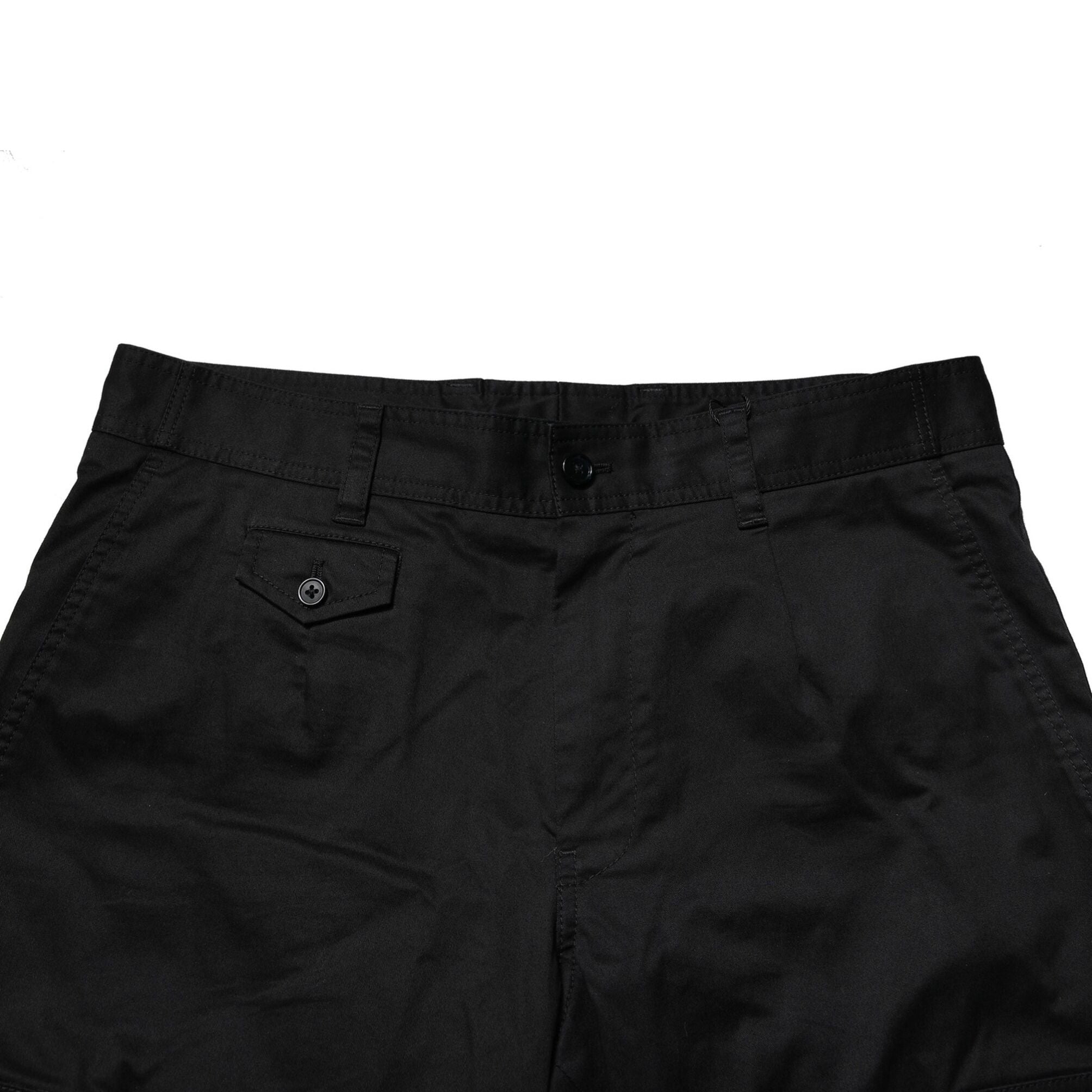 Dolce & Gabbana Black Cotton Dress Slim Formal Pants