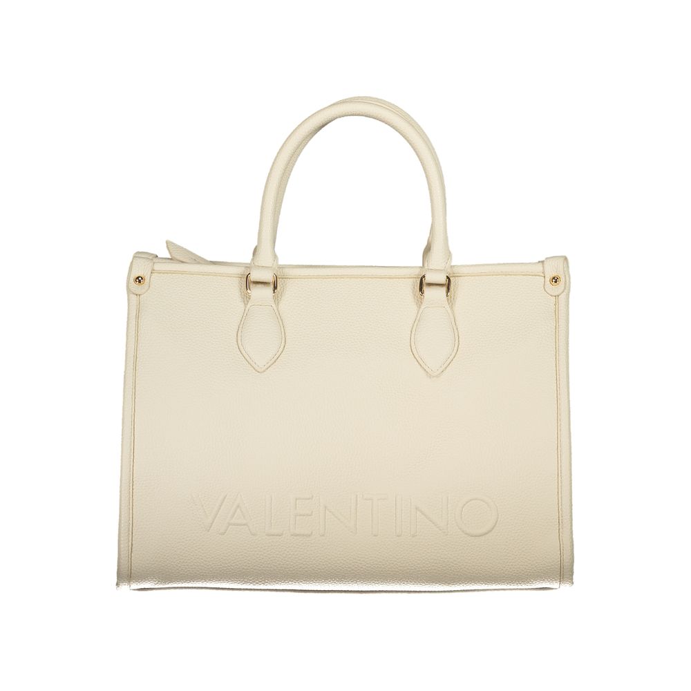 Mario Valentino Beige Polyurethane Women Handbag