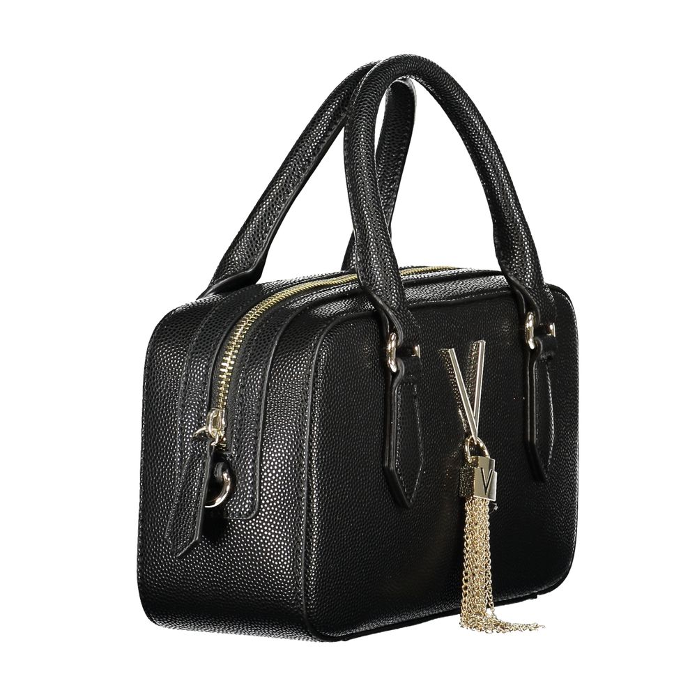Mario Valentino Black Polyurethane Women Handbag