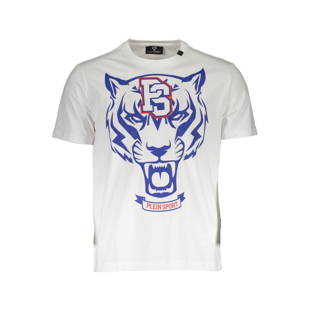 Plein Sport White Cotton Men's T-Shirt