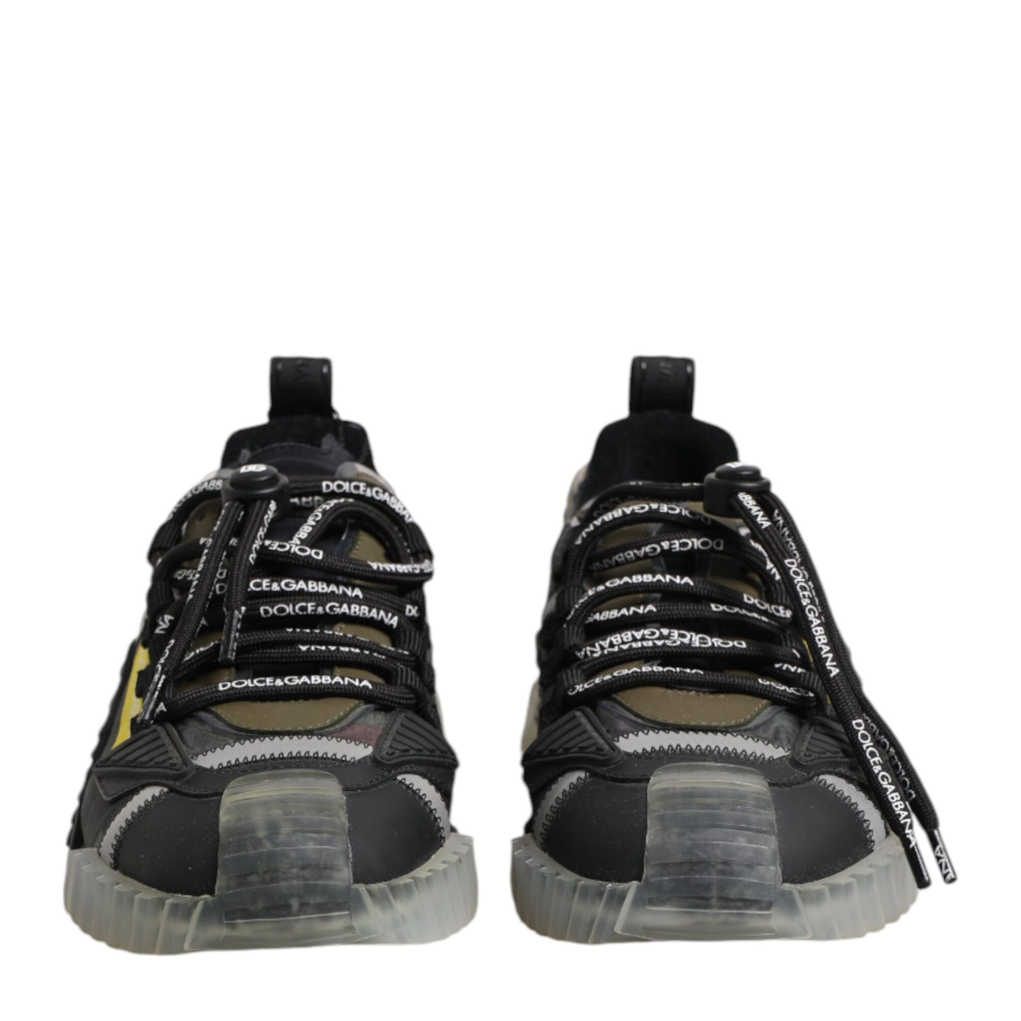 Dolce & Gabbana Multicolor Lace Up Low Top NS1 Sneakers Shoes