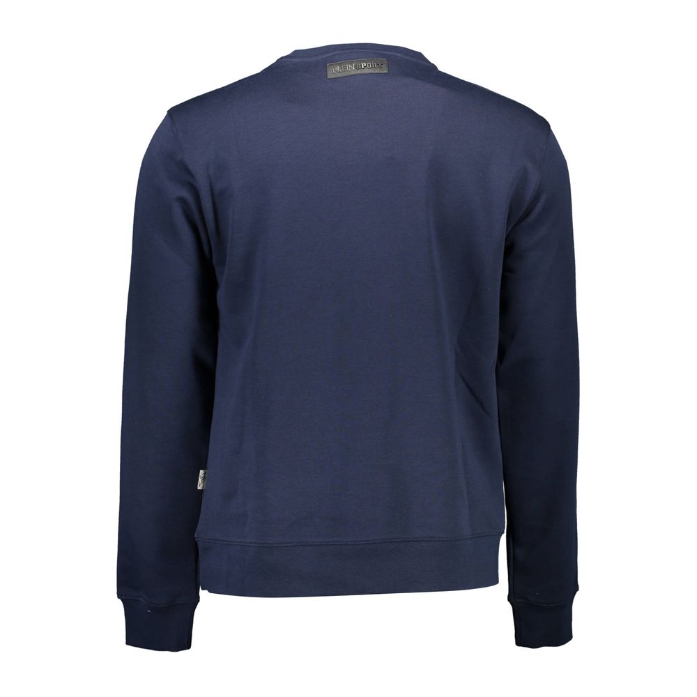 Plein Sport Blue Cotton Men's Sweatshirt