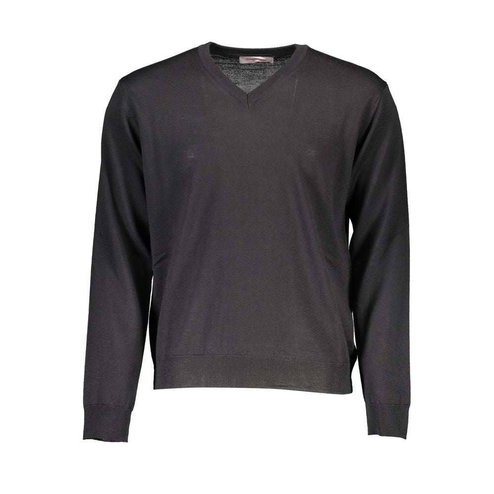 Romeo Gigli Black Lana Men Sweater
