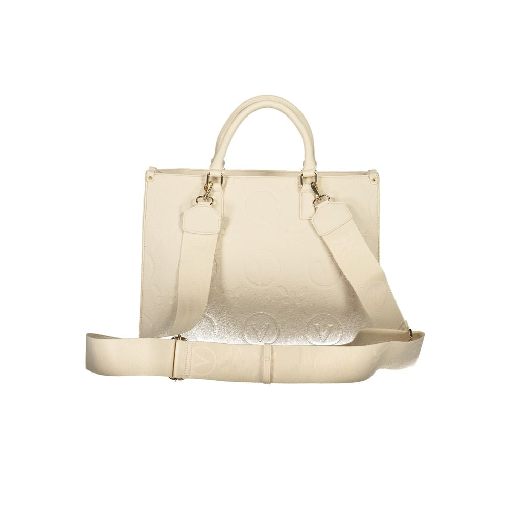 Mario Valentino Beige Polyurethane Women Handbag