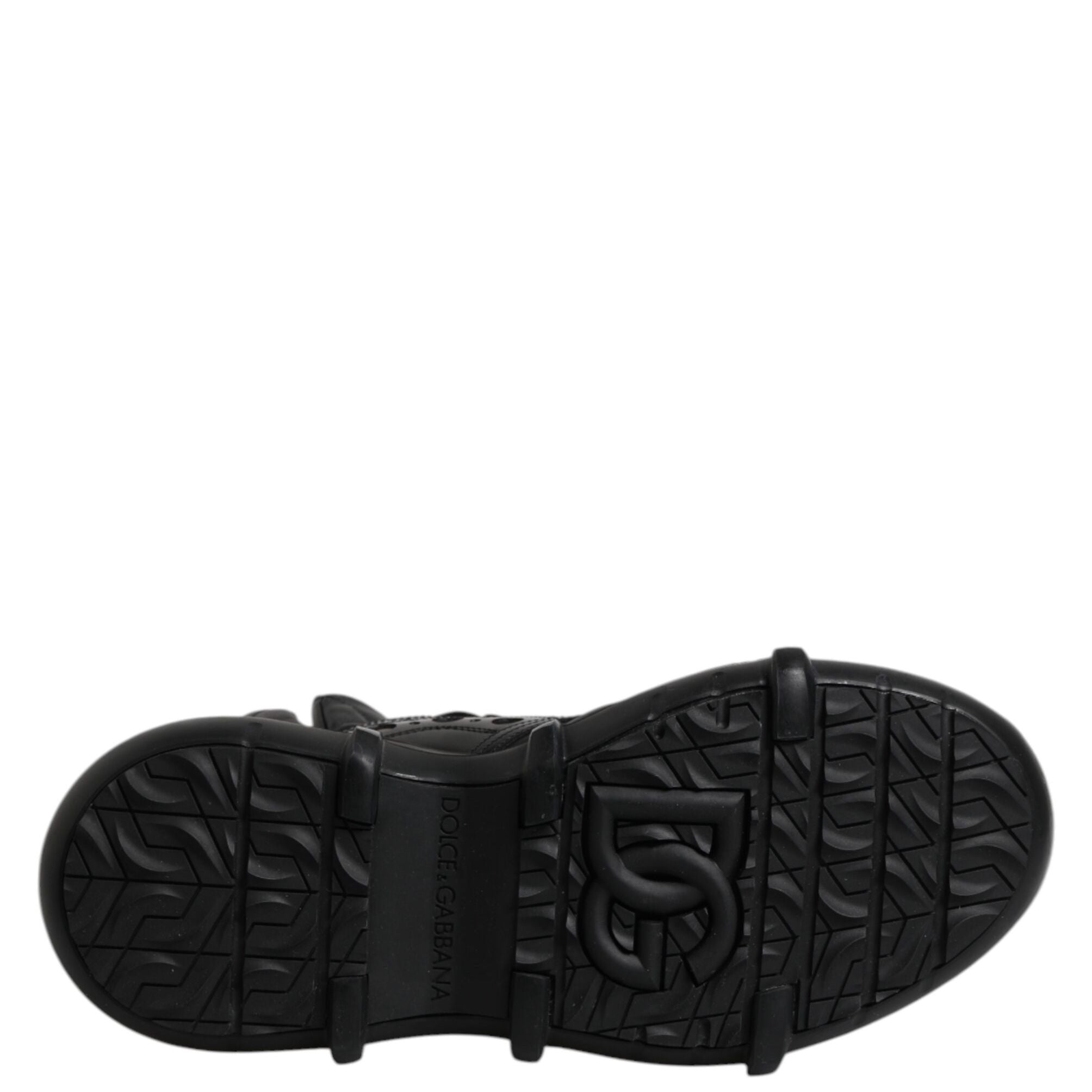 Dolce & Gabbana Black Leather Casual Mens Ankle Boots Shoes