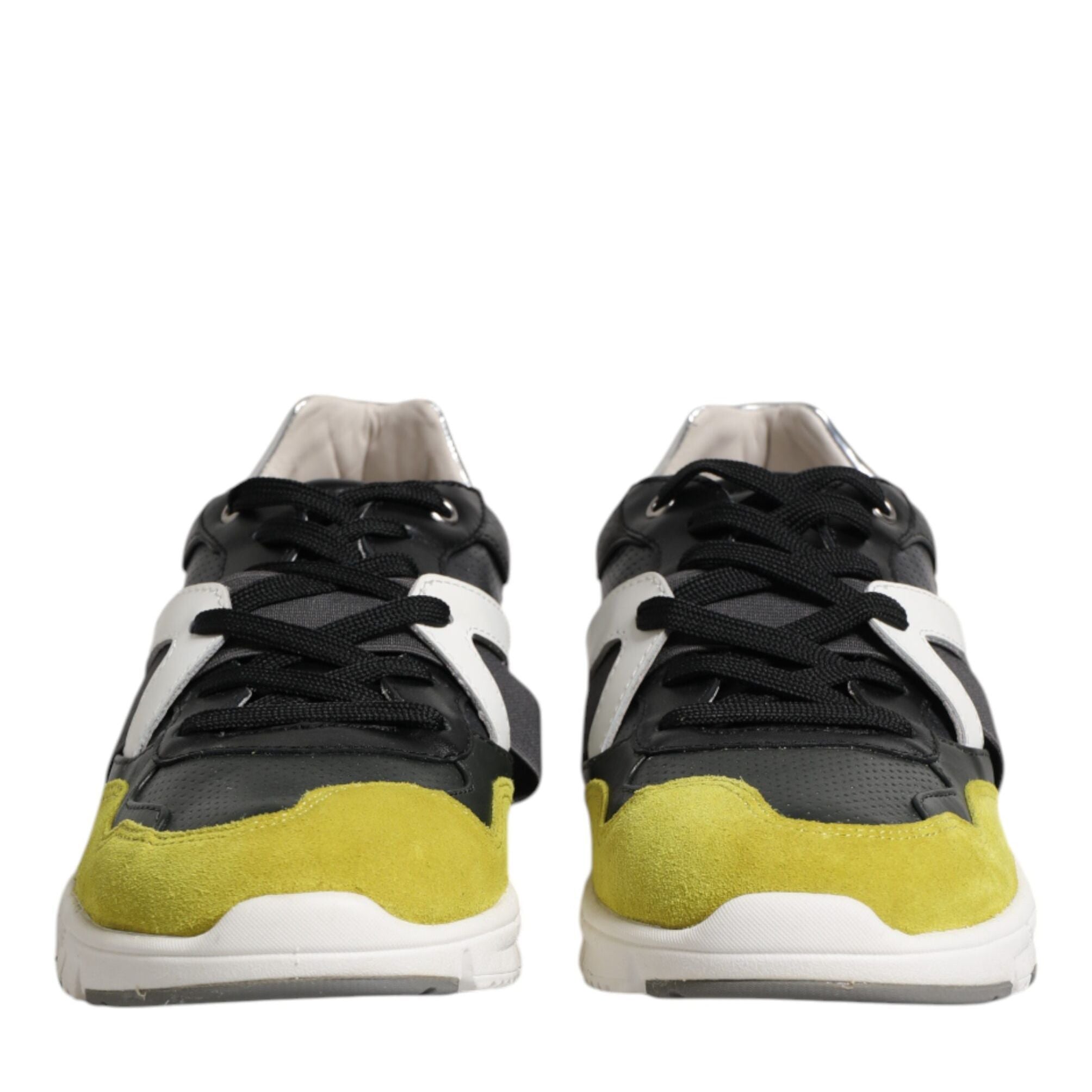 Dolce & Gabbana Multicolor Lace Up Low Top Men Sneakers Shoes