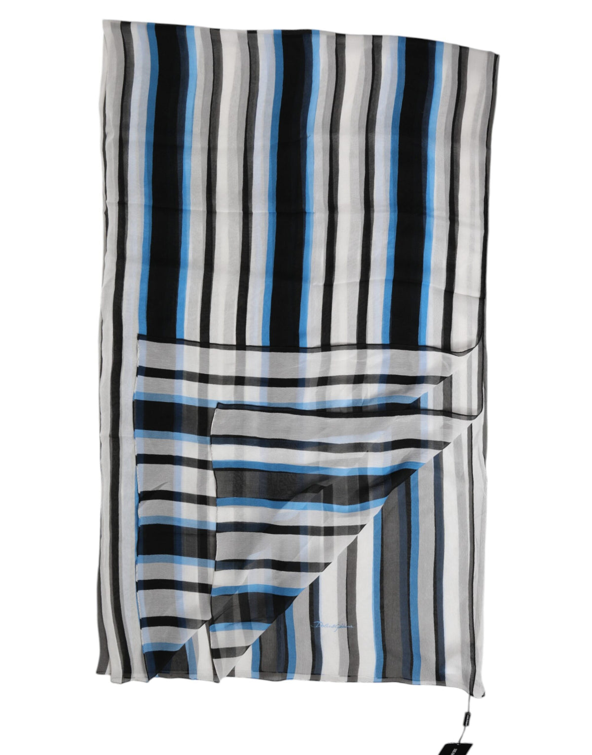 Dolce & Gabbana Multicolor Striped Neck Warmer Wrap Scarf