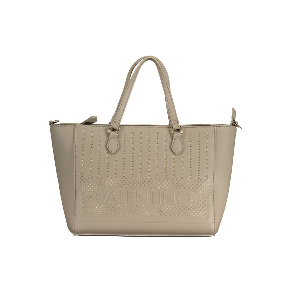 Mario Valentino Beige Polyurethane Women Handbag