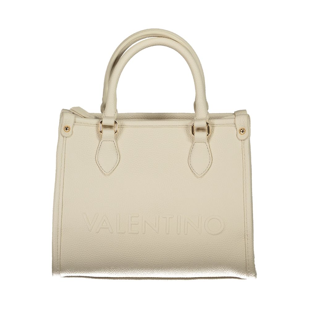 Mario Valentino Beige Polyurethane Women Handbag