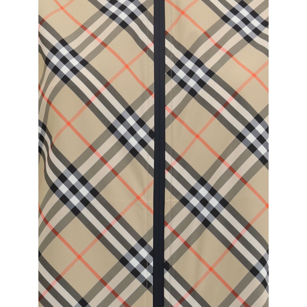 Burberry Beige Polyester Shell Jacket