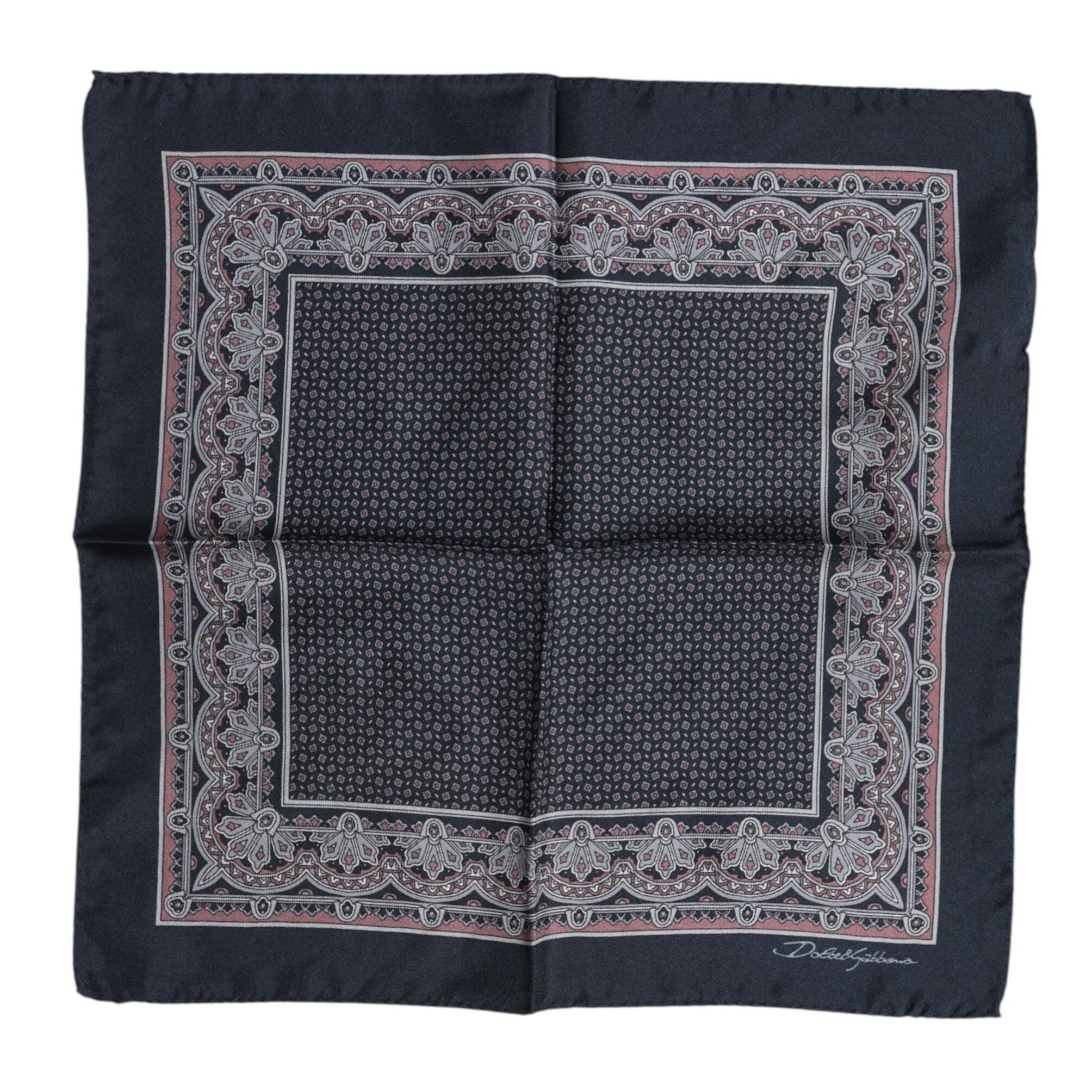 Dolce & Gabbana Multicolor Fantasy Silk Square Foulard Scarf
