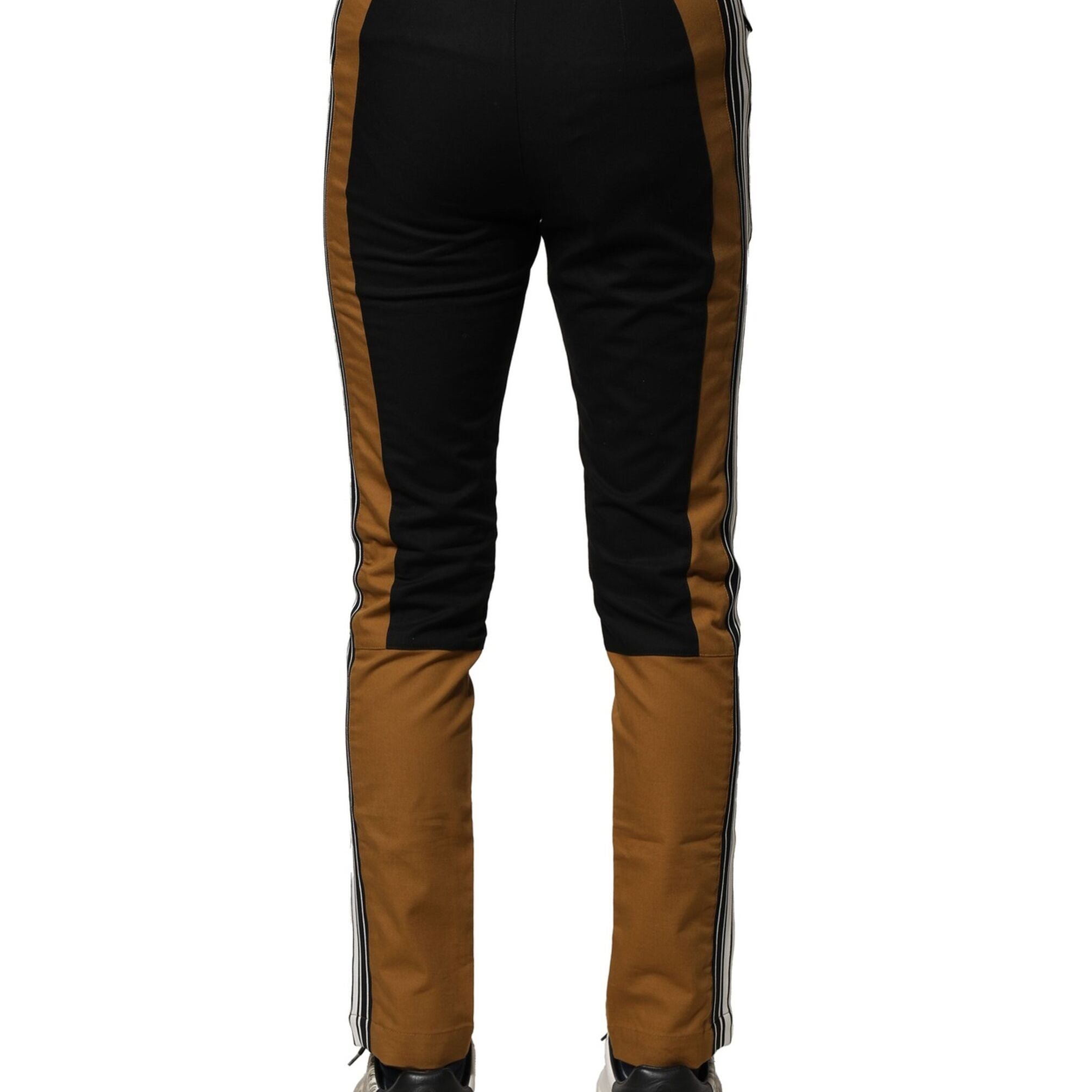 Dolce & Gabbana Multicolor Cotton Slim Fit Men Pants