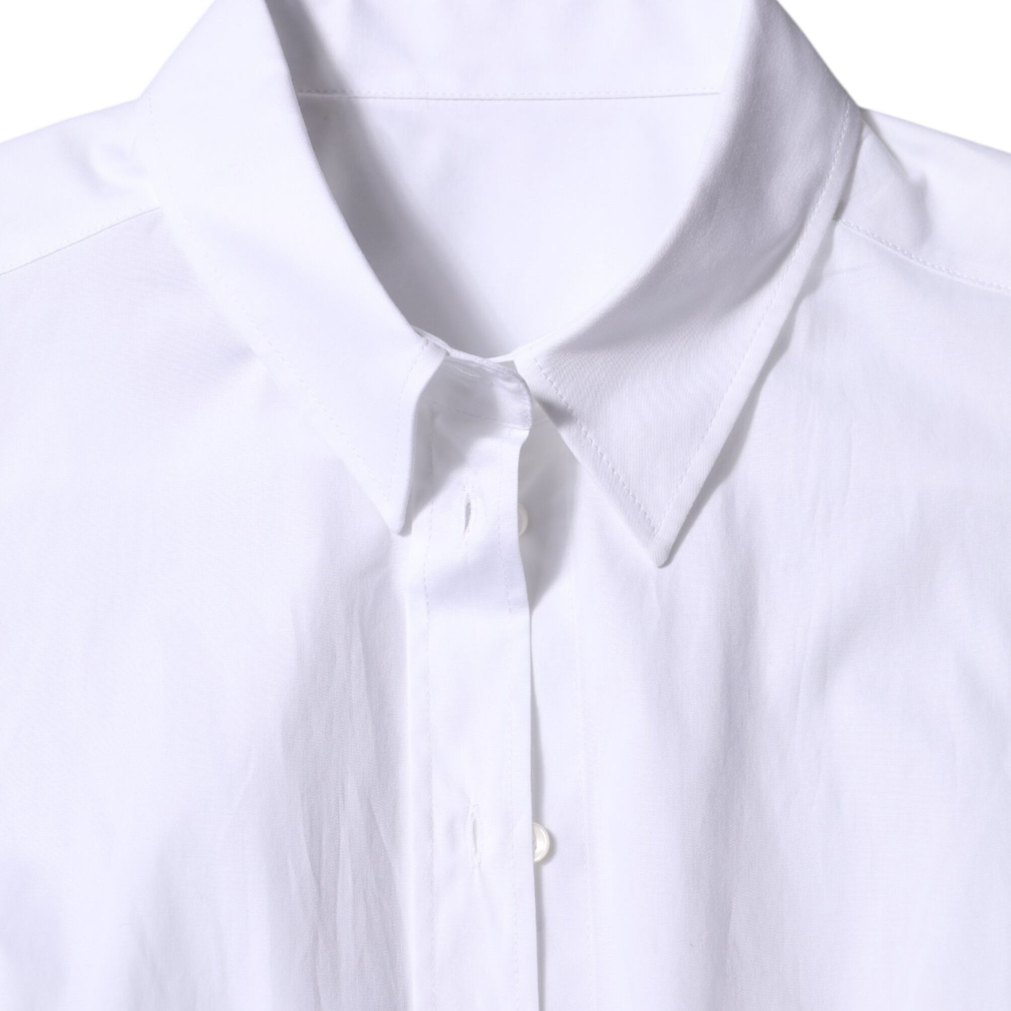 Dolce & Gabbana White Cotton Collared Long Sleeves Shirt Top