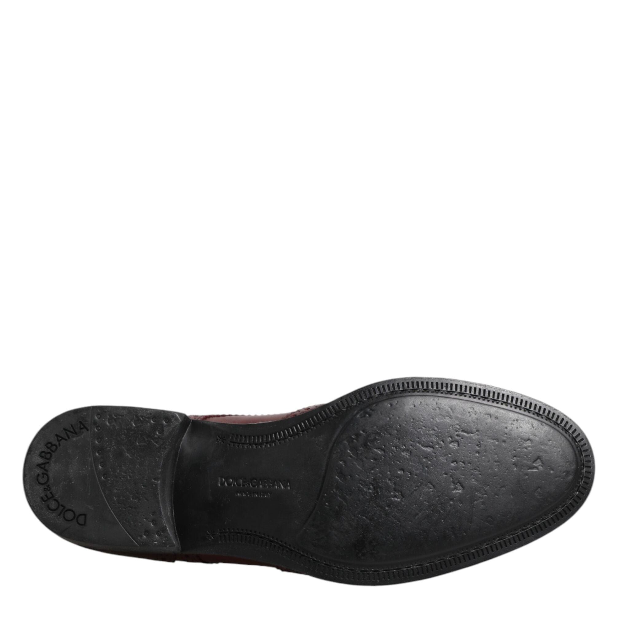 Dolce & Gabbana Brown Leather Lace Up Derby Dress Shoes