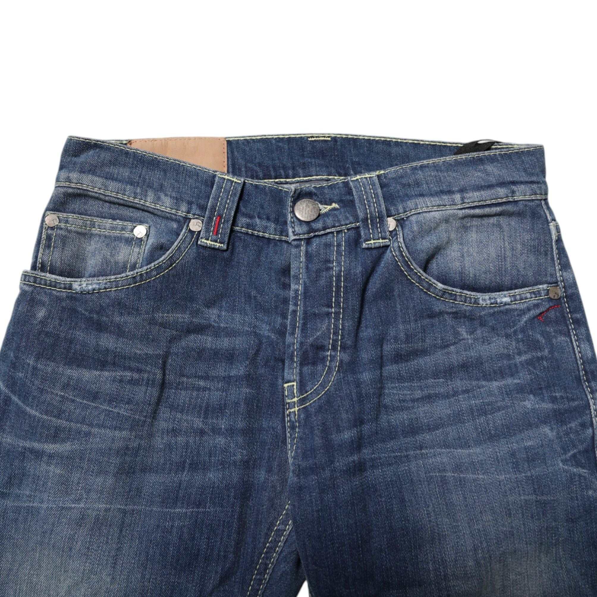 Dondup Blue Washed Skinny Fit Casual Men Denim Jeans