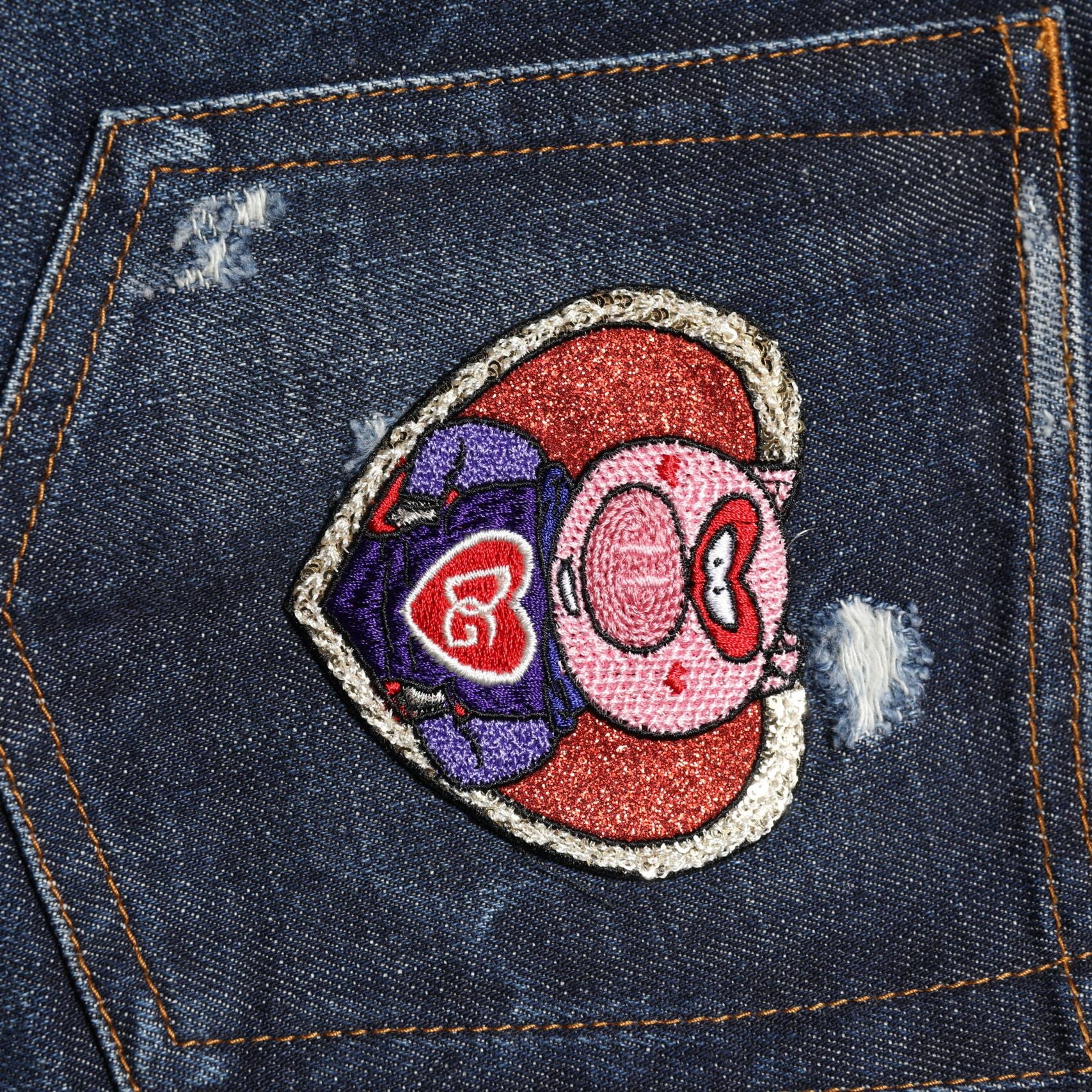 Dolce & Gabbana Dark Blue Tattered Skinny Denim Jeans