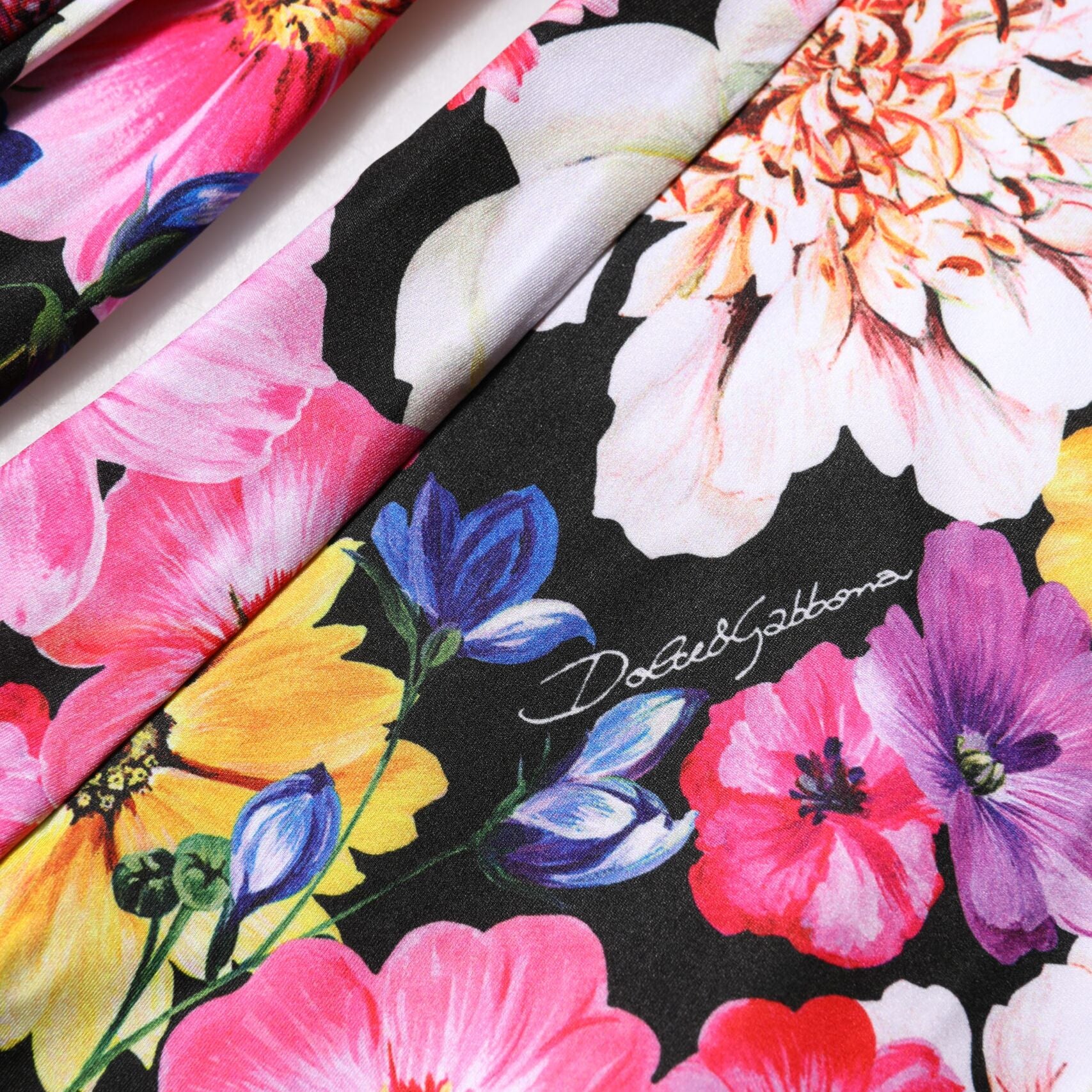 Dolce & Gabbana Multicolor Floral High Waist Leggings Pants