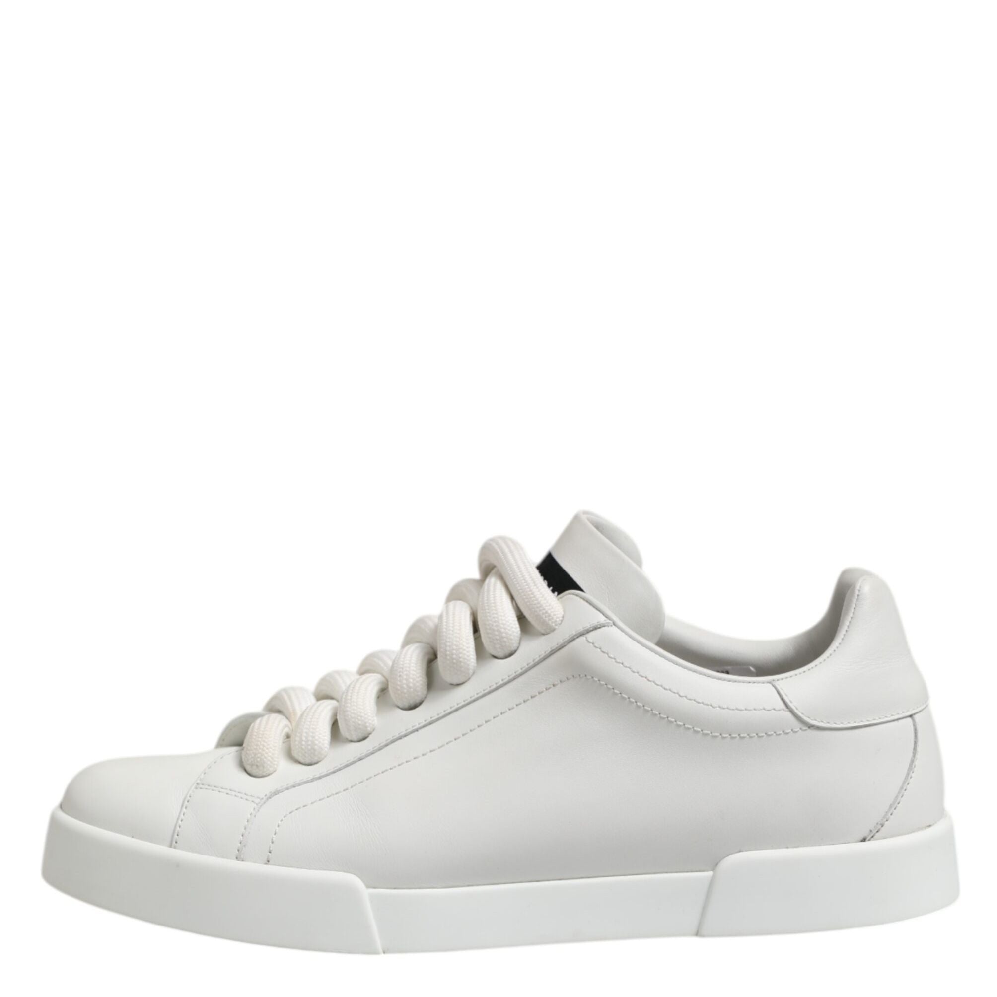 Dolce & Gabbana White Logo Lace Up Low Top Men Sneakers Shoes