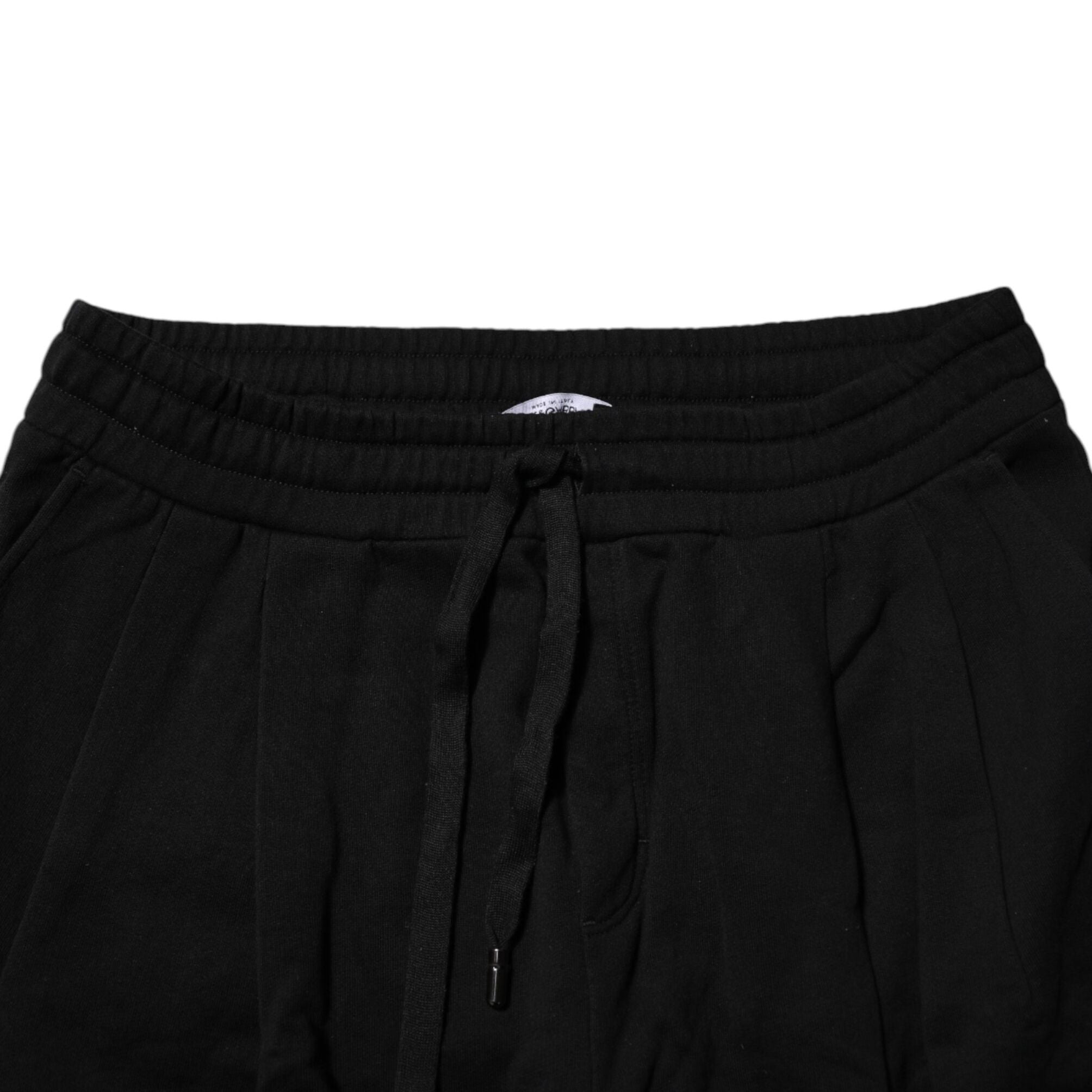 Dolce & Gabbana Black Cotton Logo Jogger Sweatpants Pants