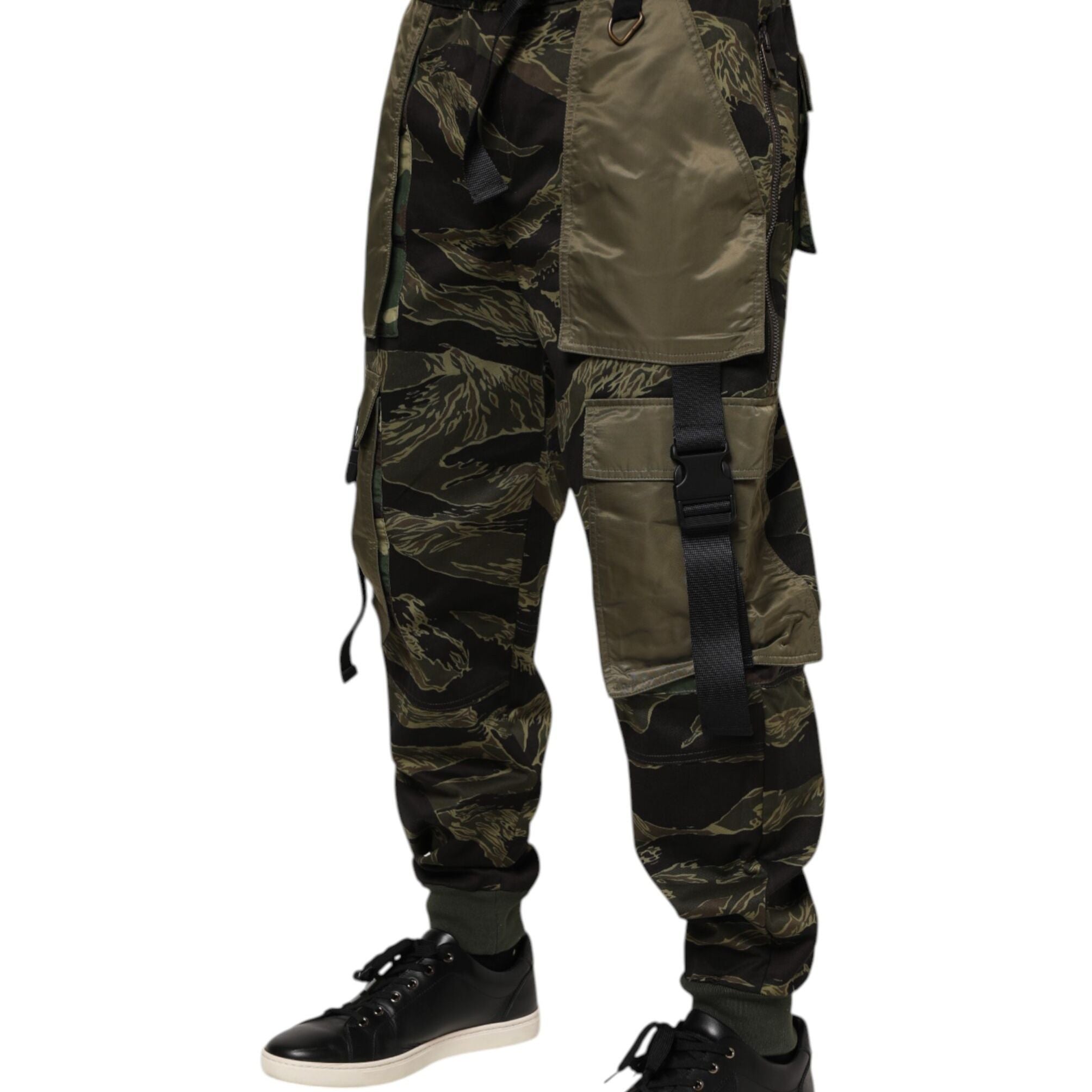 Dolce & Gabbana Multicolor Cargo Camouflage Pants