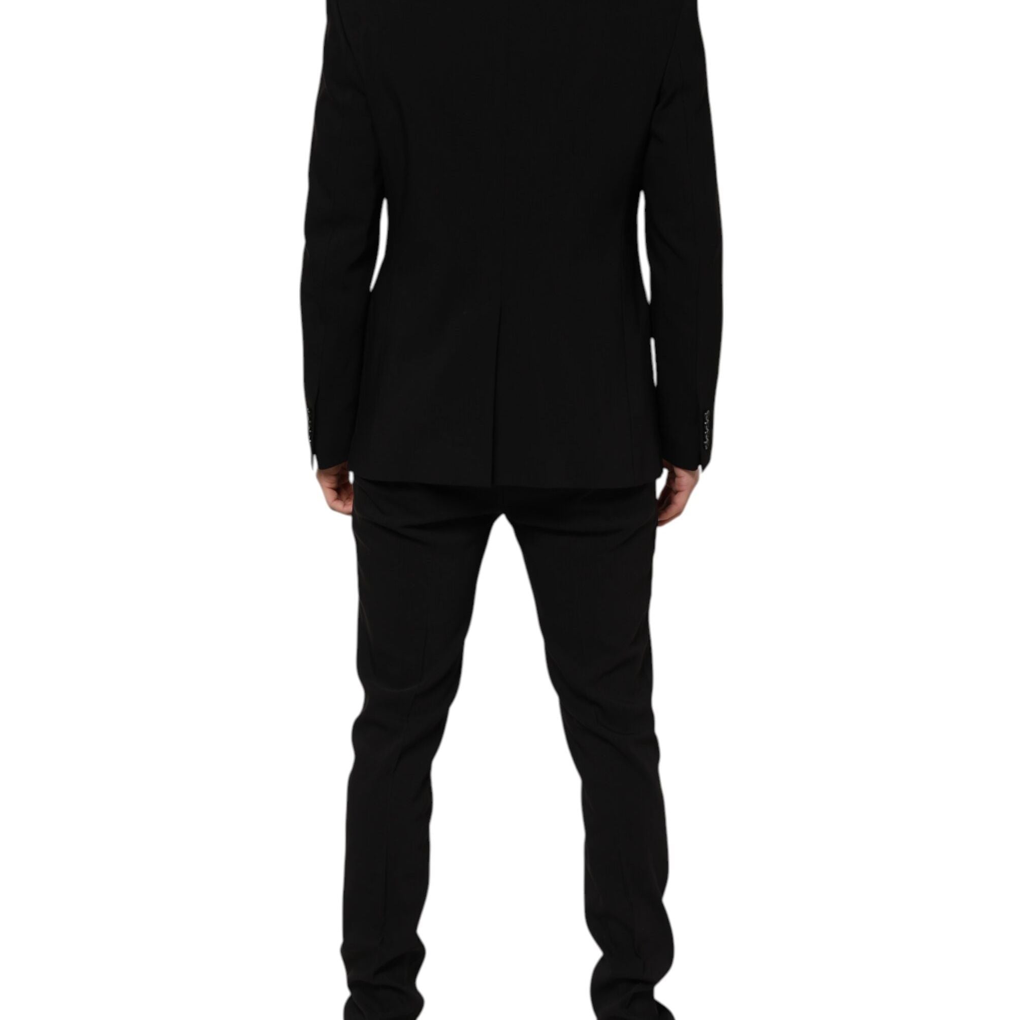 Dolce & Gabbana Black MARTINI Single Breasted 2 Piece Suit