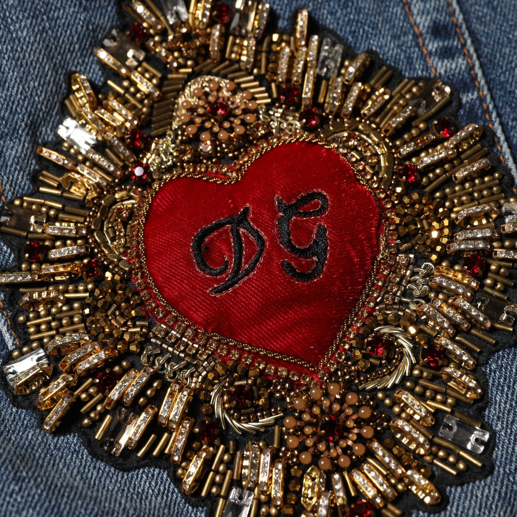 Dolce & Gabbana Blue Cotton Boyfriend Tattered Denim Jeans