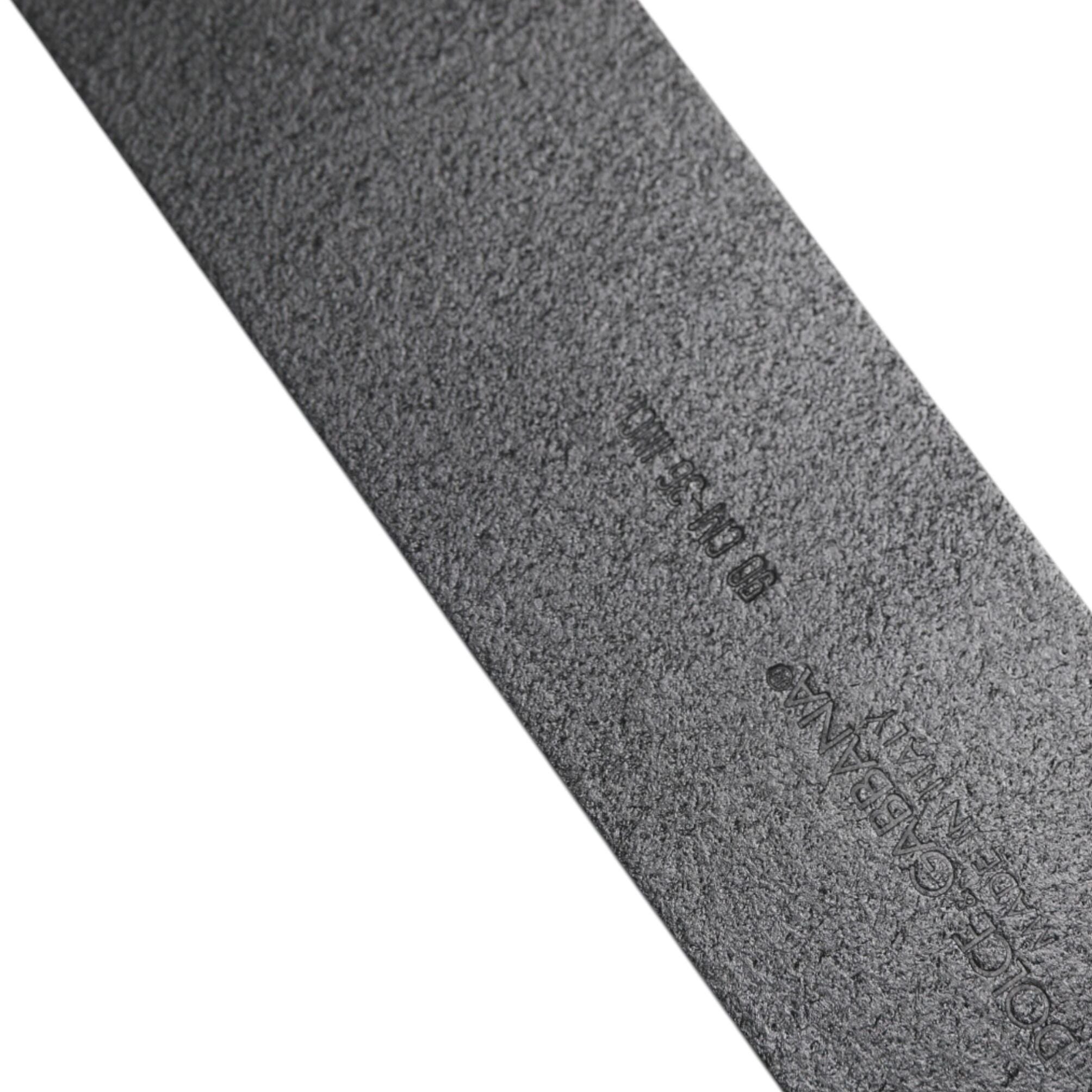 Dolce & Gabbana Black Leather Classic Metal Buckle Belt