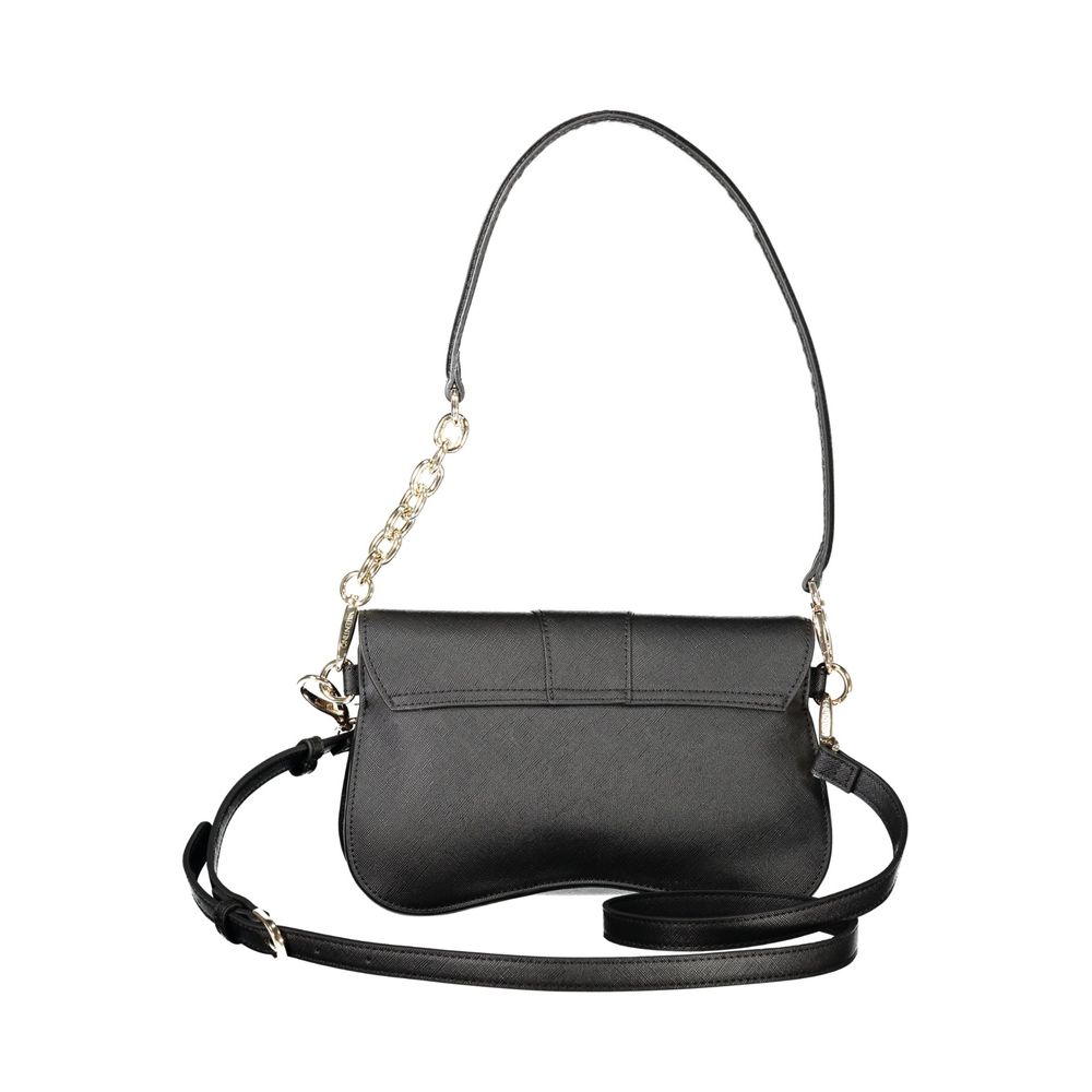 Mario Valentino Black Polyurethane Women Handbag