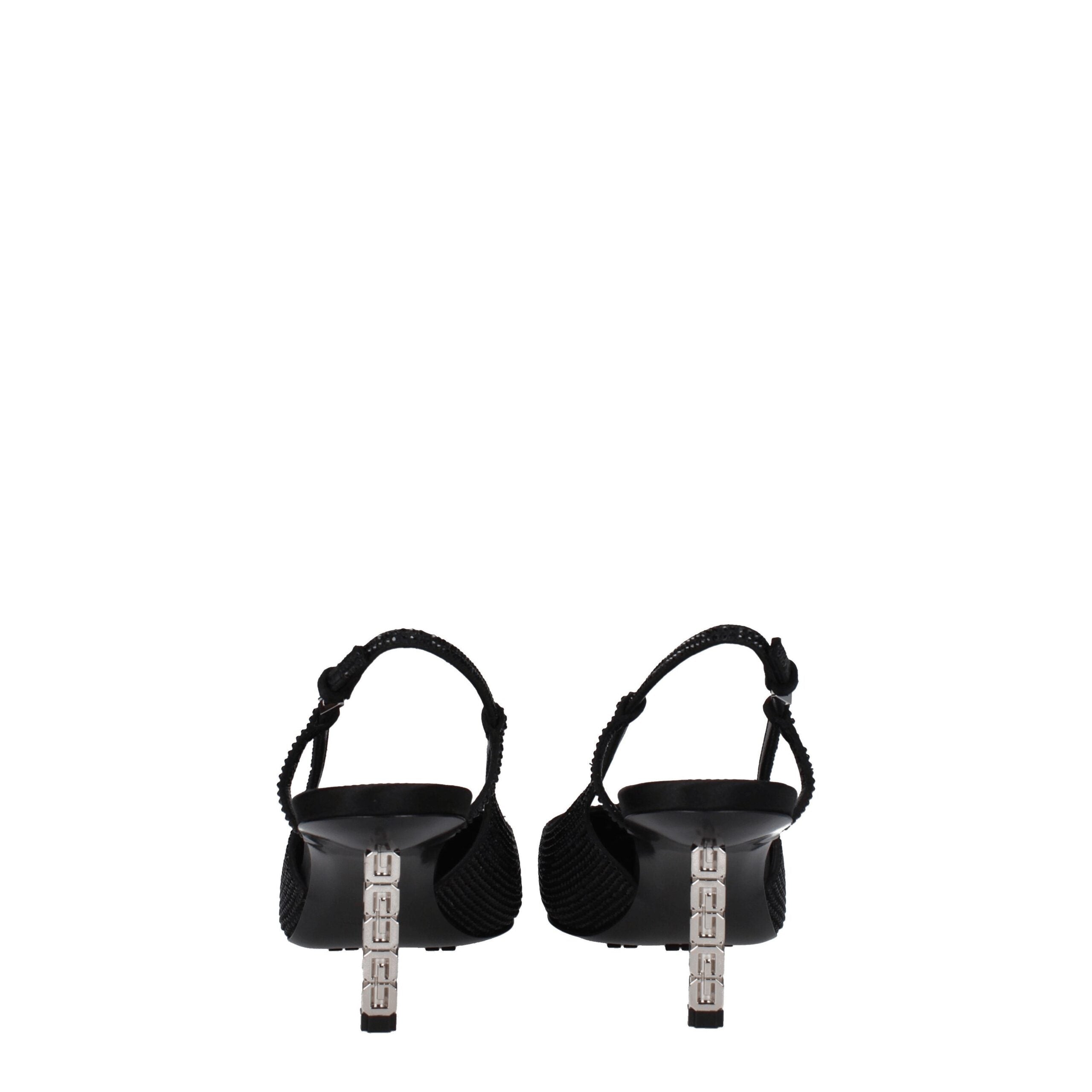 Givenchy Black Fabric High Heel Pumps