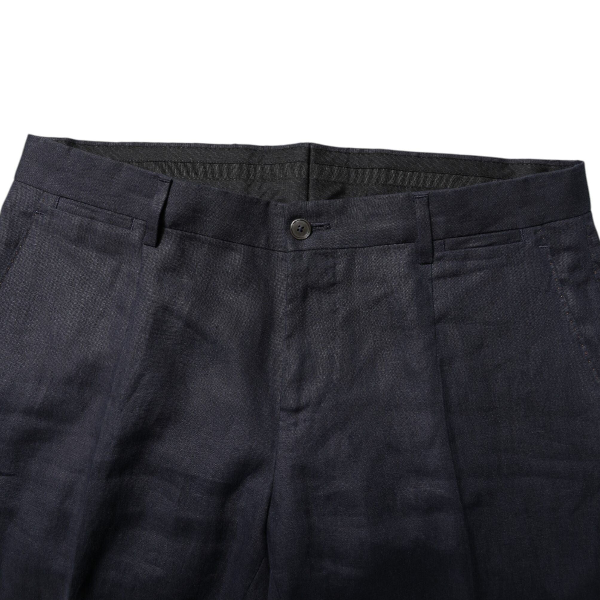 Dolce & Gabbana Dark Blue Double Breasted 2 Piece Suit