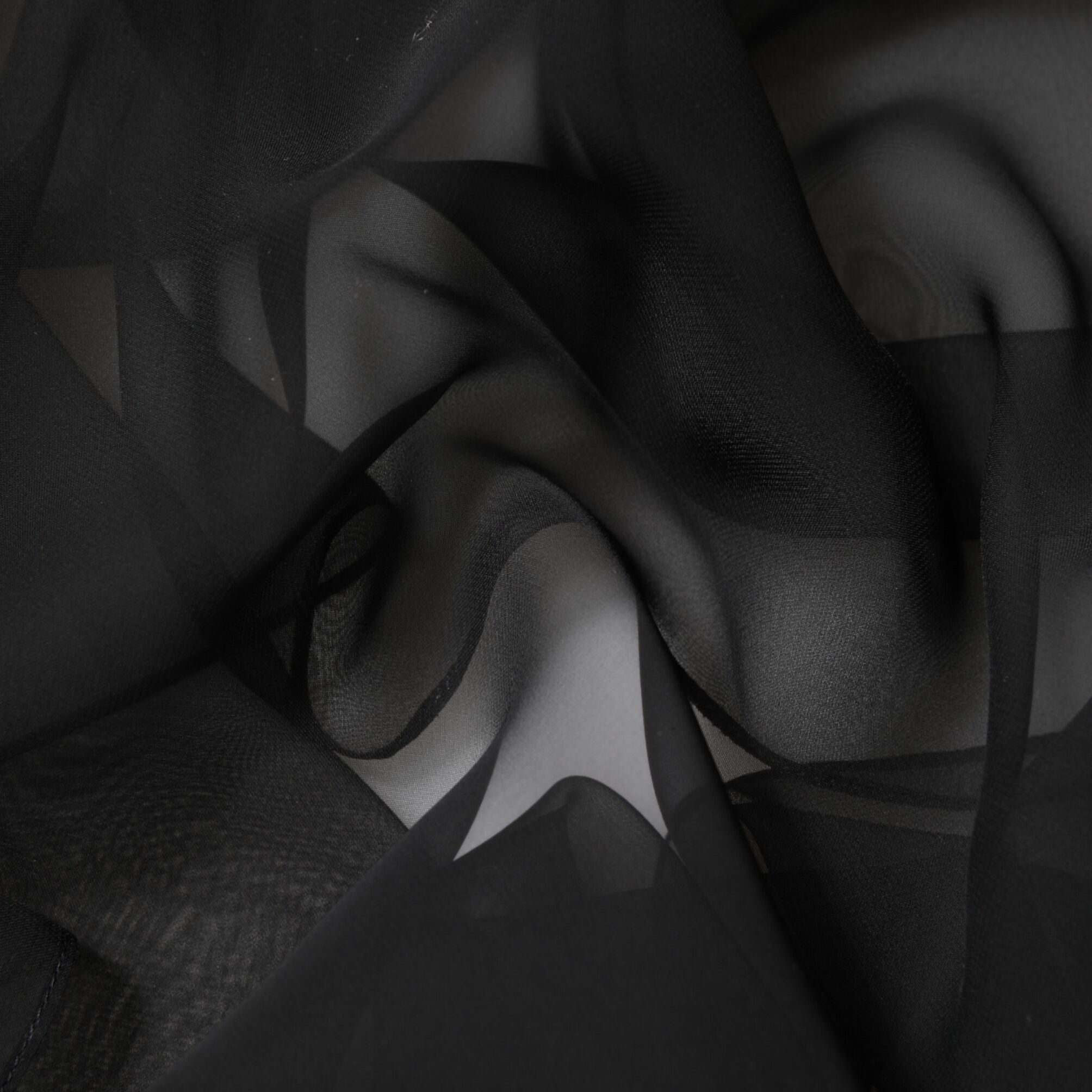 Dolce & Gabbana Black See Through Silk Chiffon Lace Blouse Top