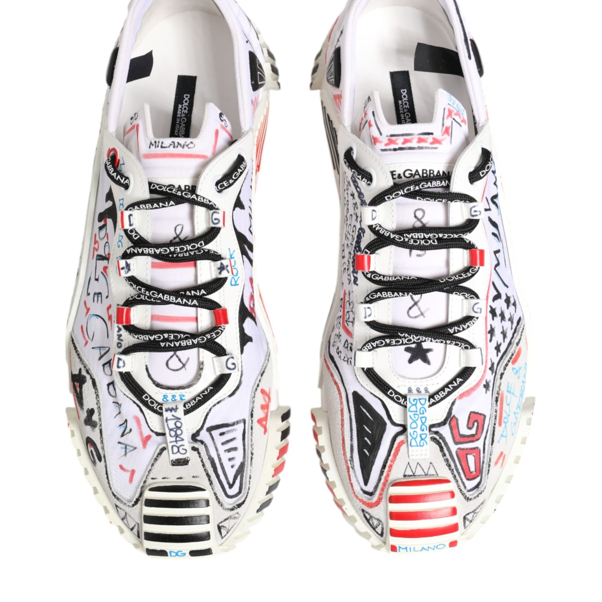 Dolce & Gabbana Multicolor Low Top NS1 Men Sneakers Shoes