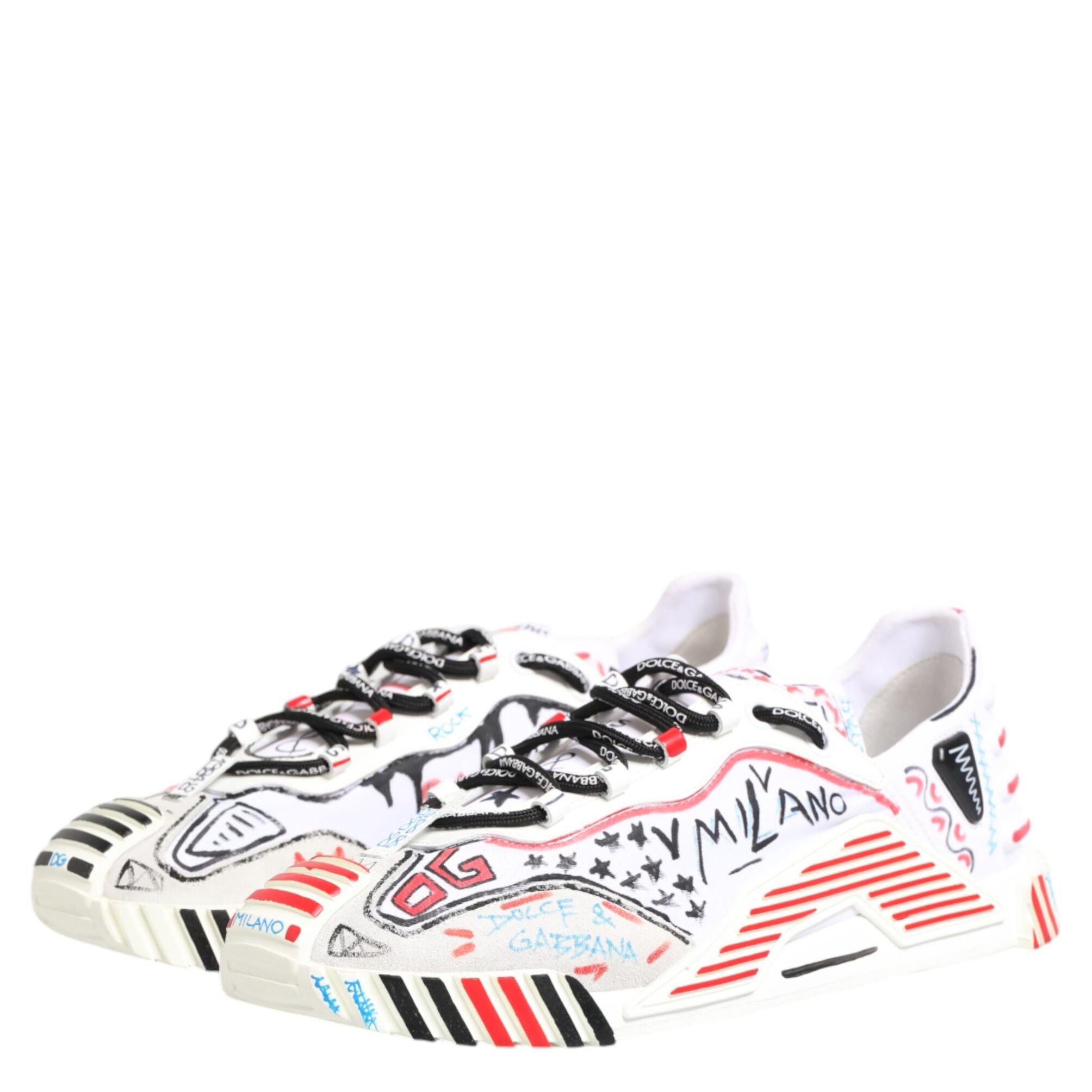 Dolce & Gabbana Multicolor Low Top NS1 Men Sneakers Shoes