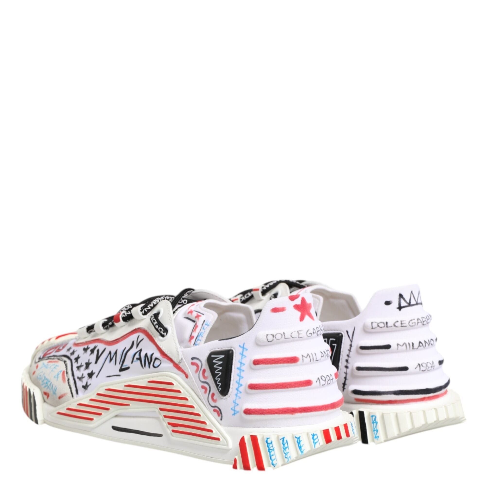 Dolce & Gabbana Multicolor Low Top NS1 Men Sneakers Shoes