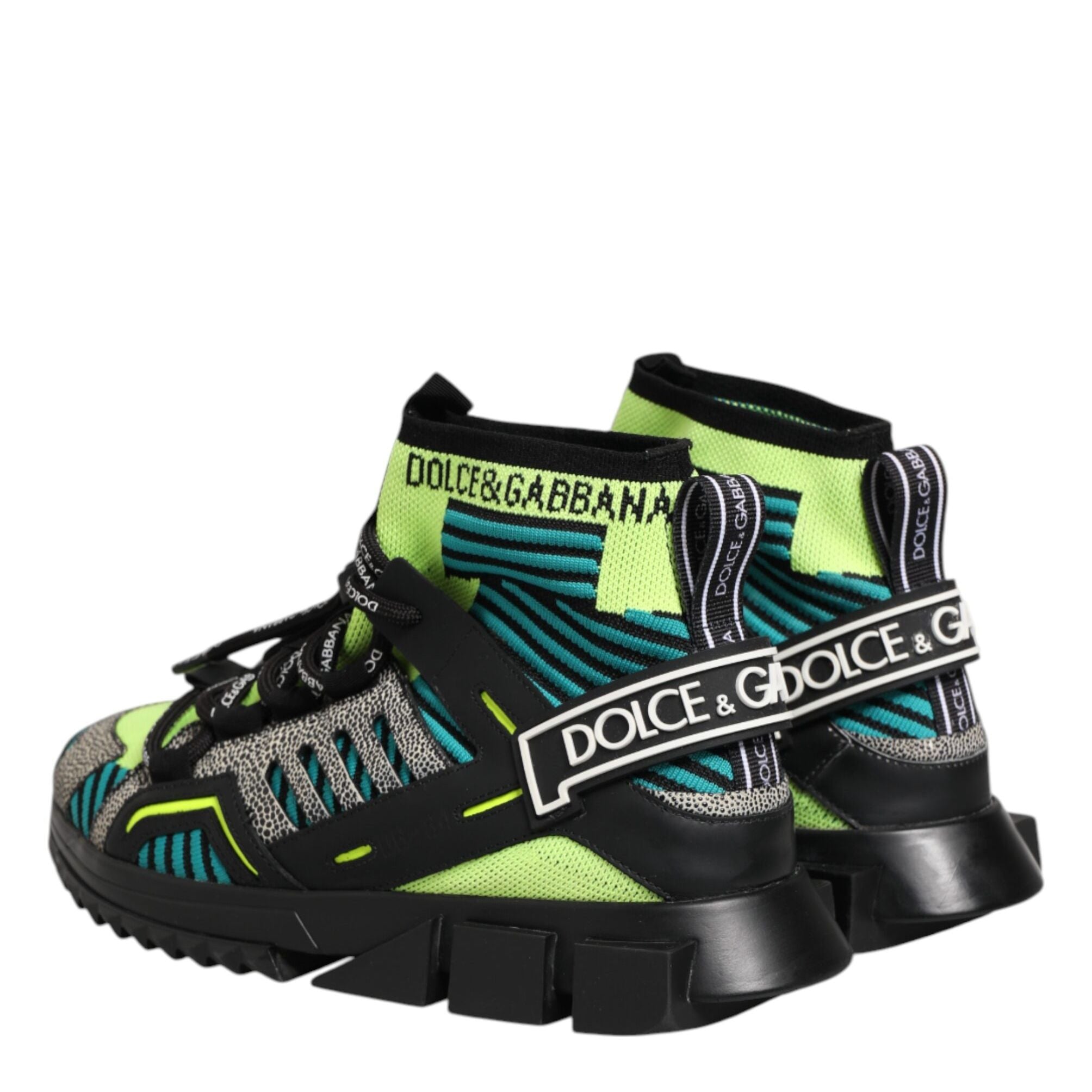 Dolce & Gabbana Multicolor Sorrento Socks Men Sneakers Shoes