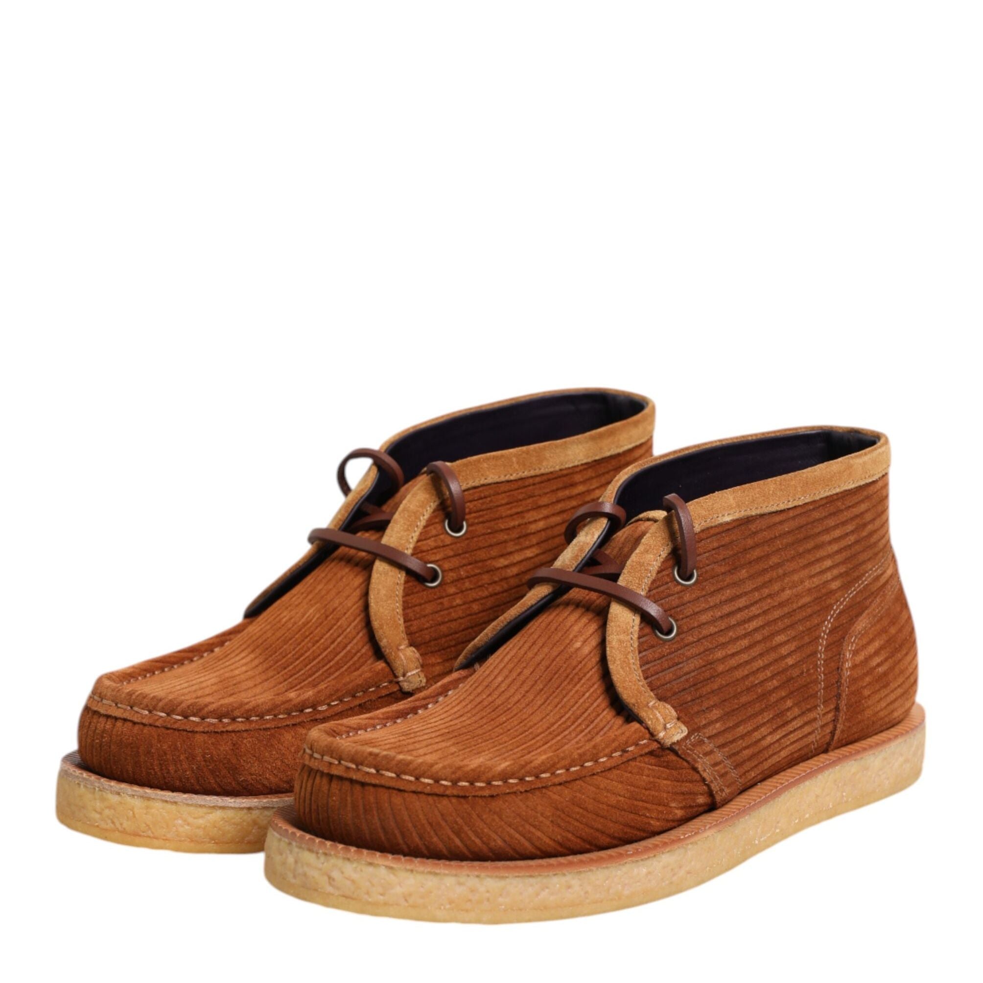 Dolce & Gabbana Brown Suede Nubuck Leather Desert Ankle Boots Shoes