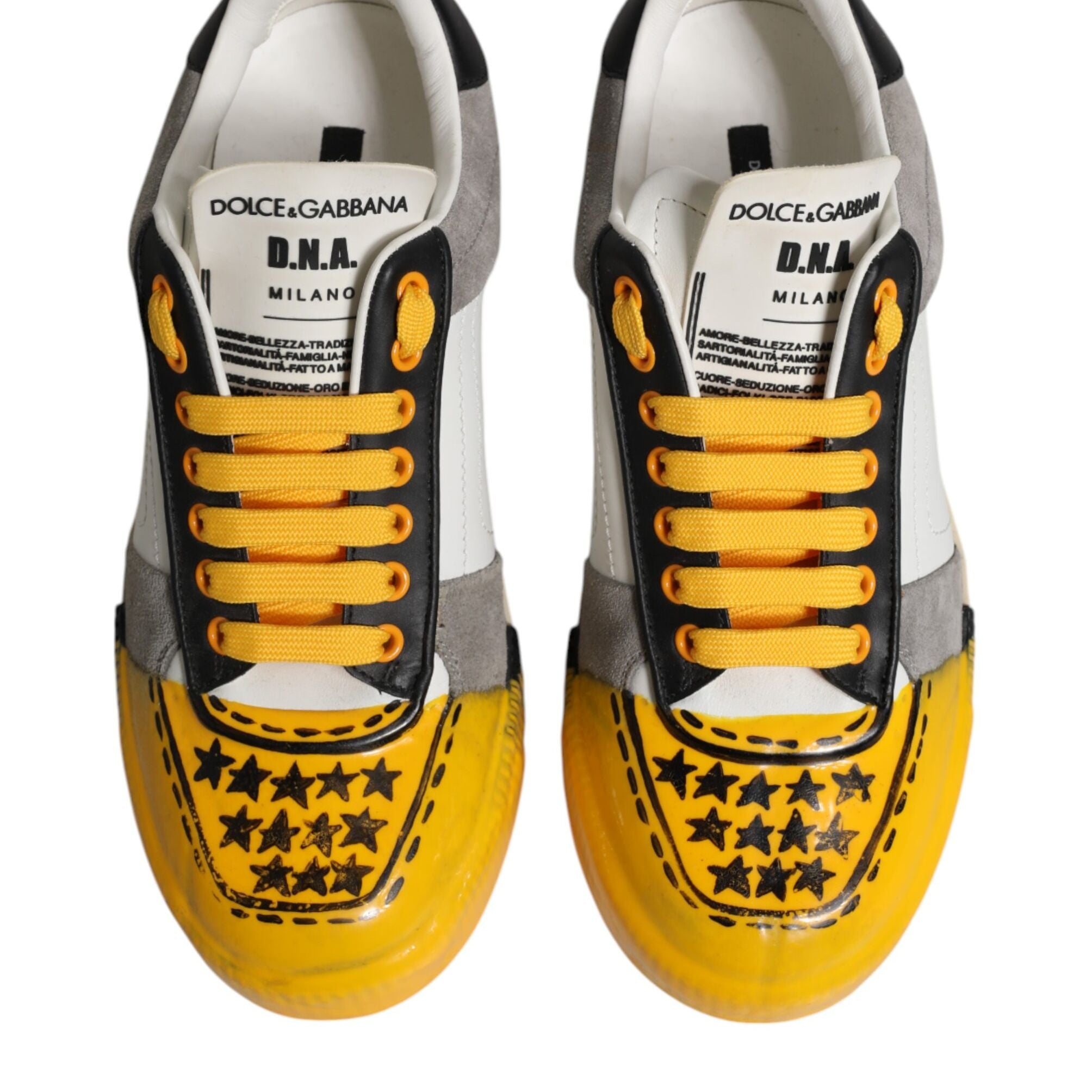 Dolce & Gabbana Multicolor MIAMI Low Top Sneakers Shoes