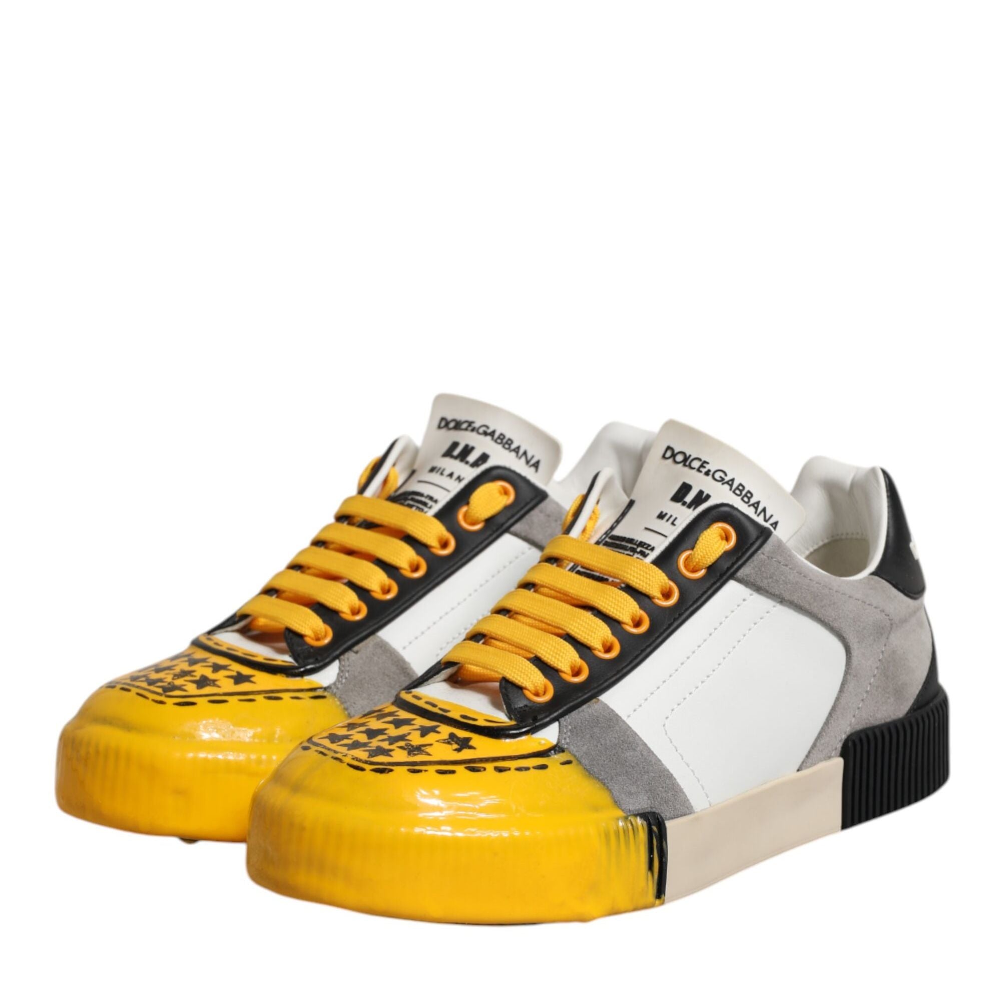 Dolce & Gabbana Multicolor MIAMI Low Top Sneakers Shoes
