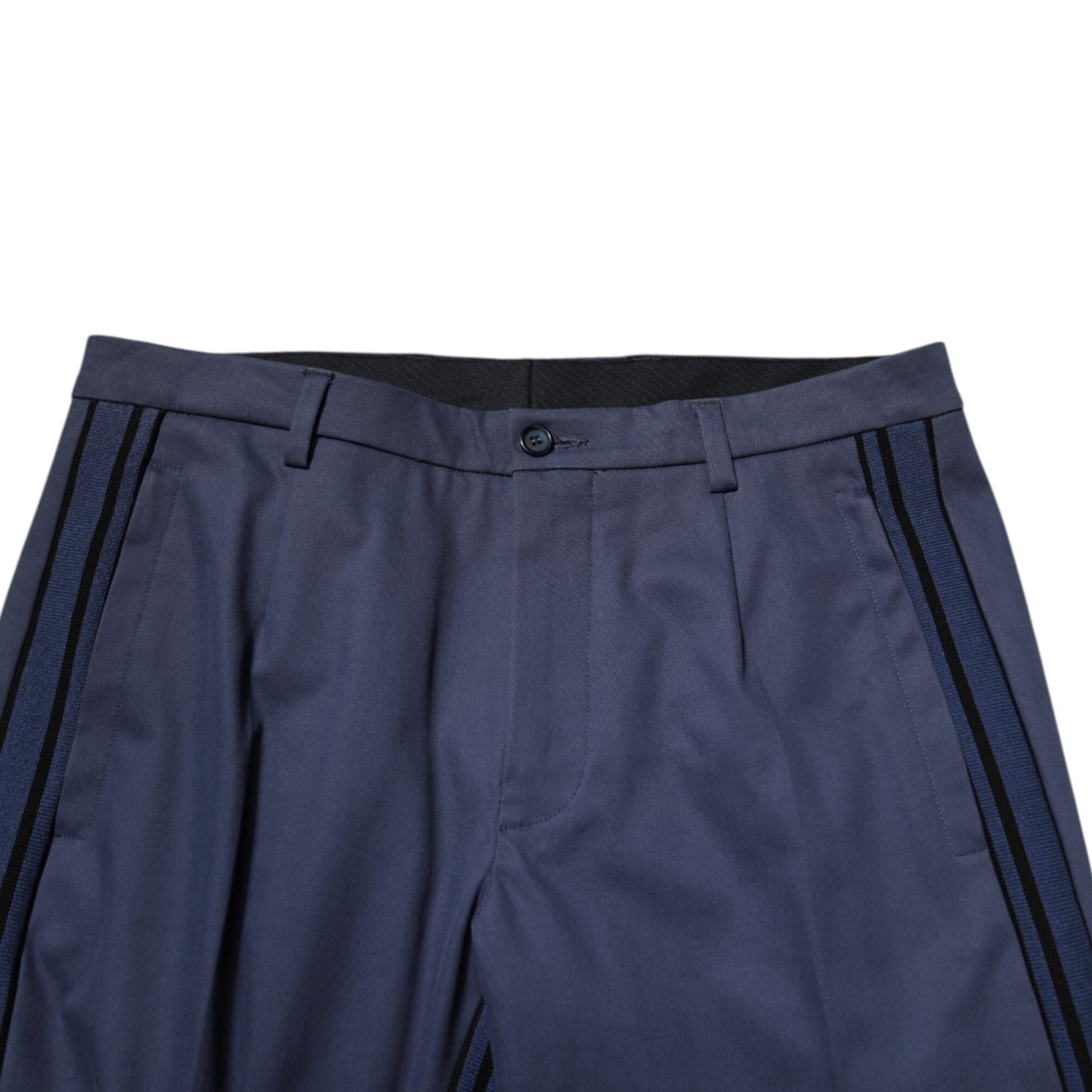 Dolce & Gabbana Blue Cotton Tapered Men Formal Trousers Pants