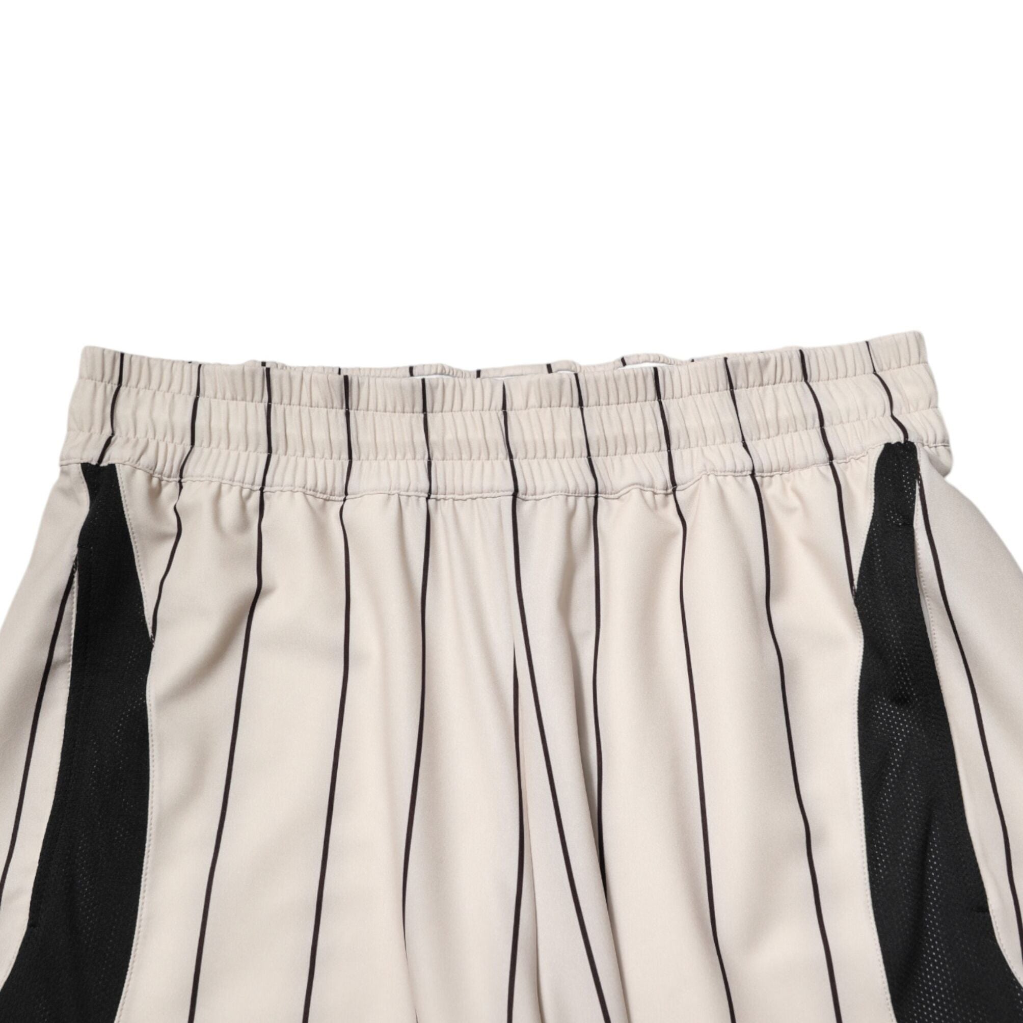 Dolce & Gabbana Off White Polyester DG Logo Sweatshorts Shorts