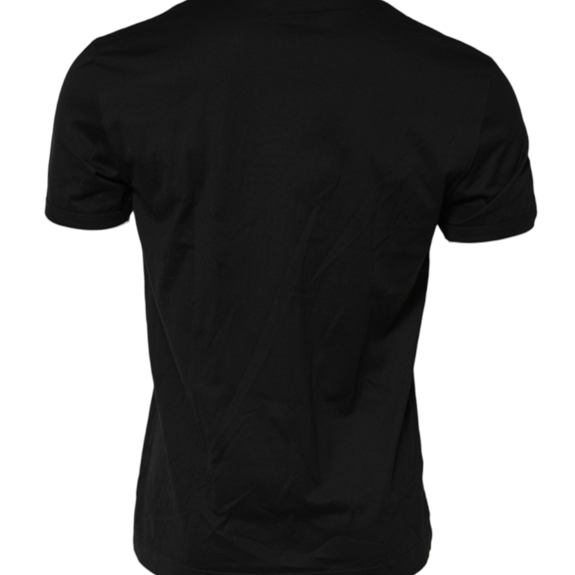 Dolce & Gabbana Black DG King Crown Cotton Crew Neck T-shirt